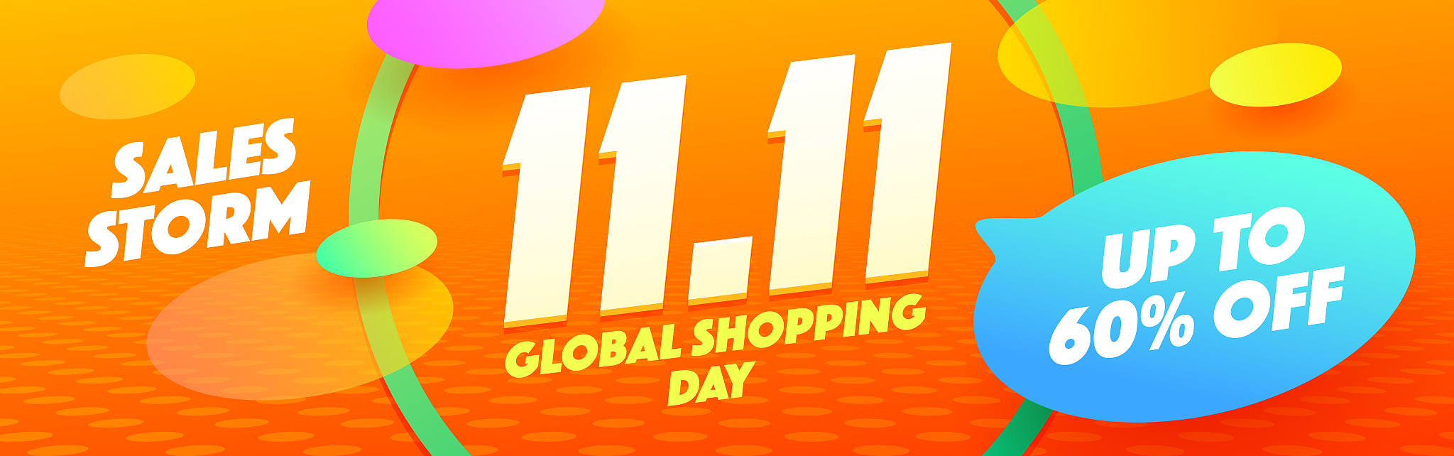 11.11 autumn sale day gift promotion coupon banner background. g