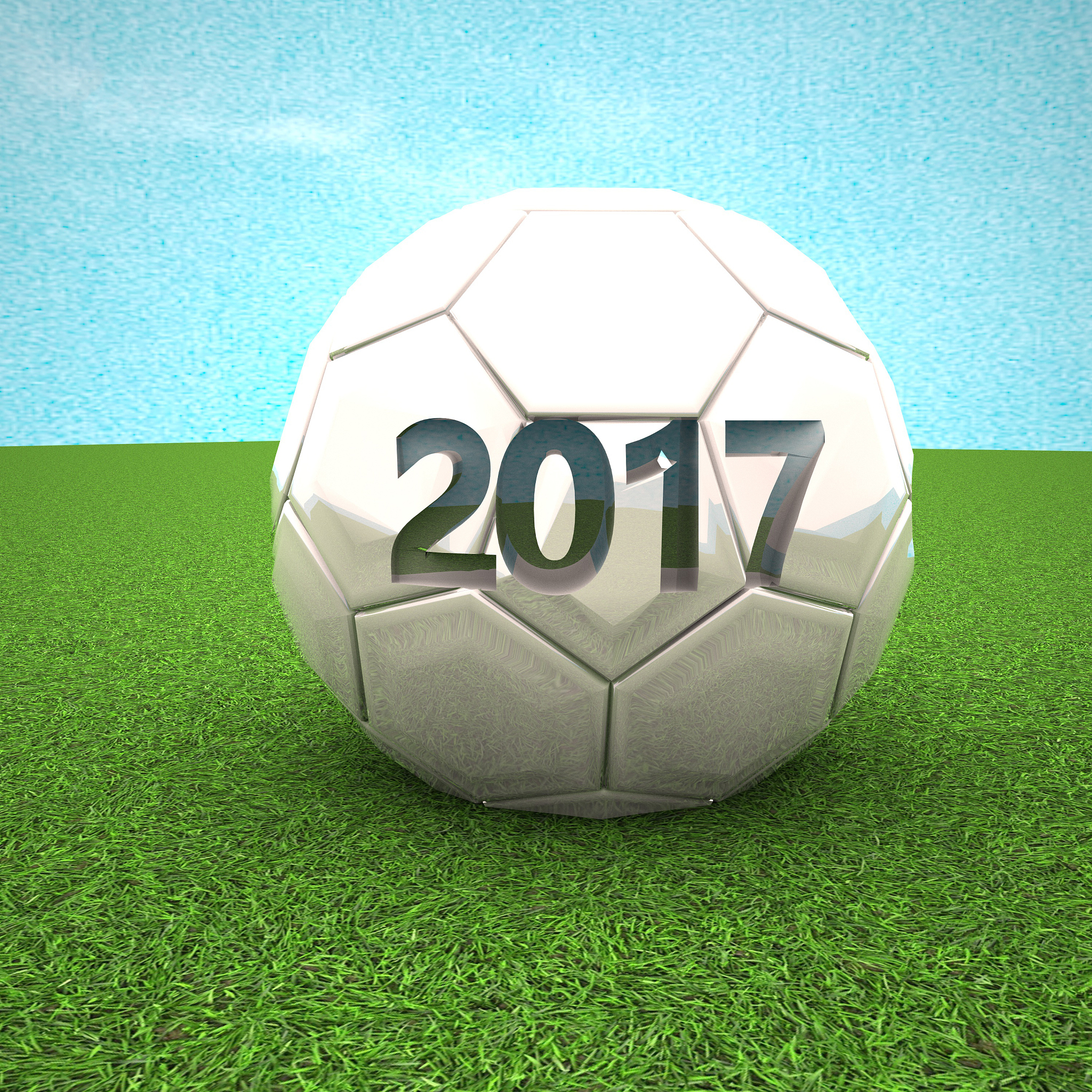 soccer ball for year 2017