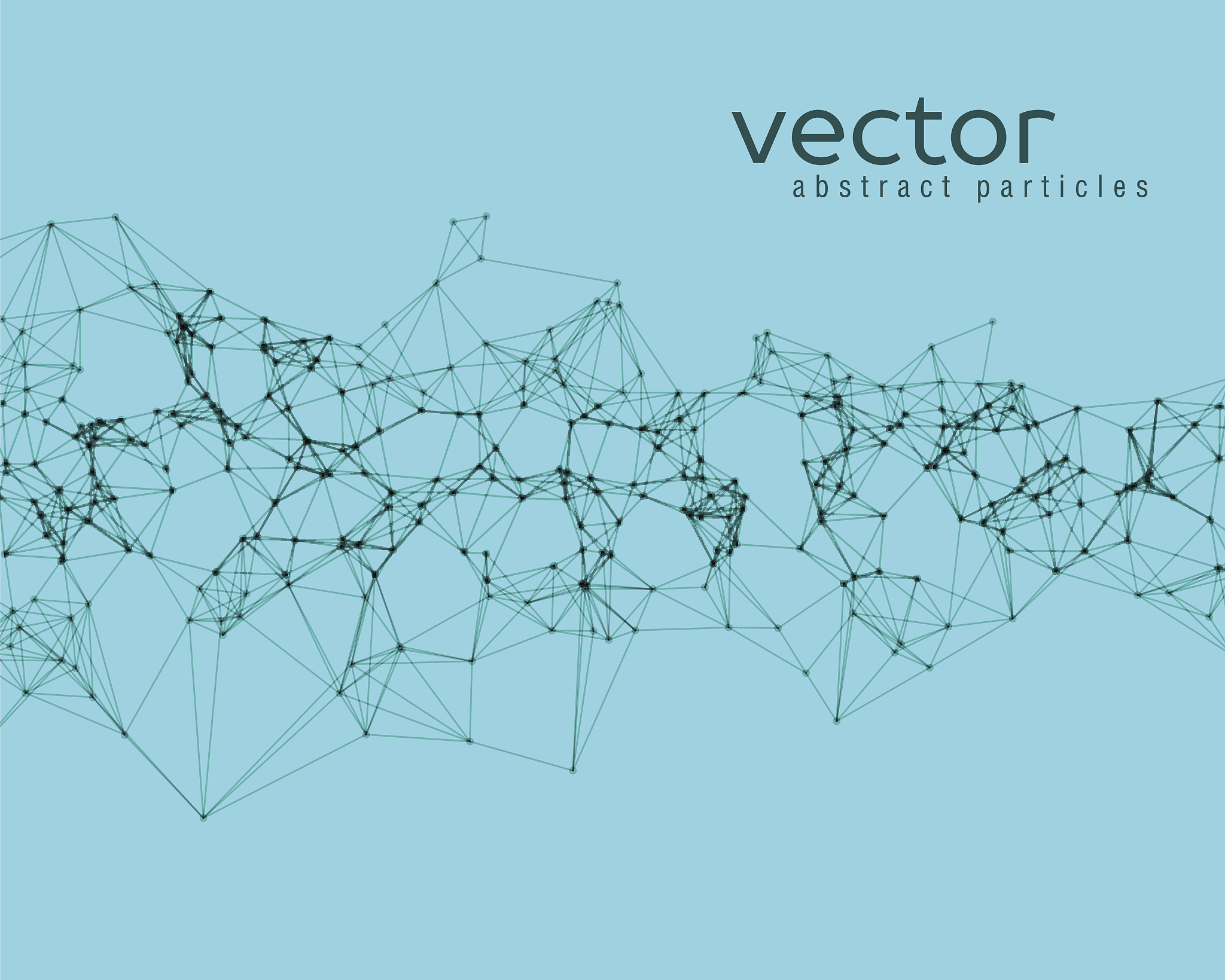vector abstract particles