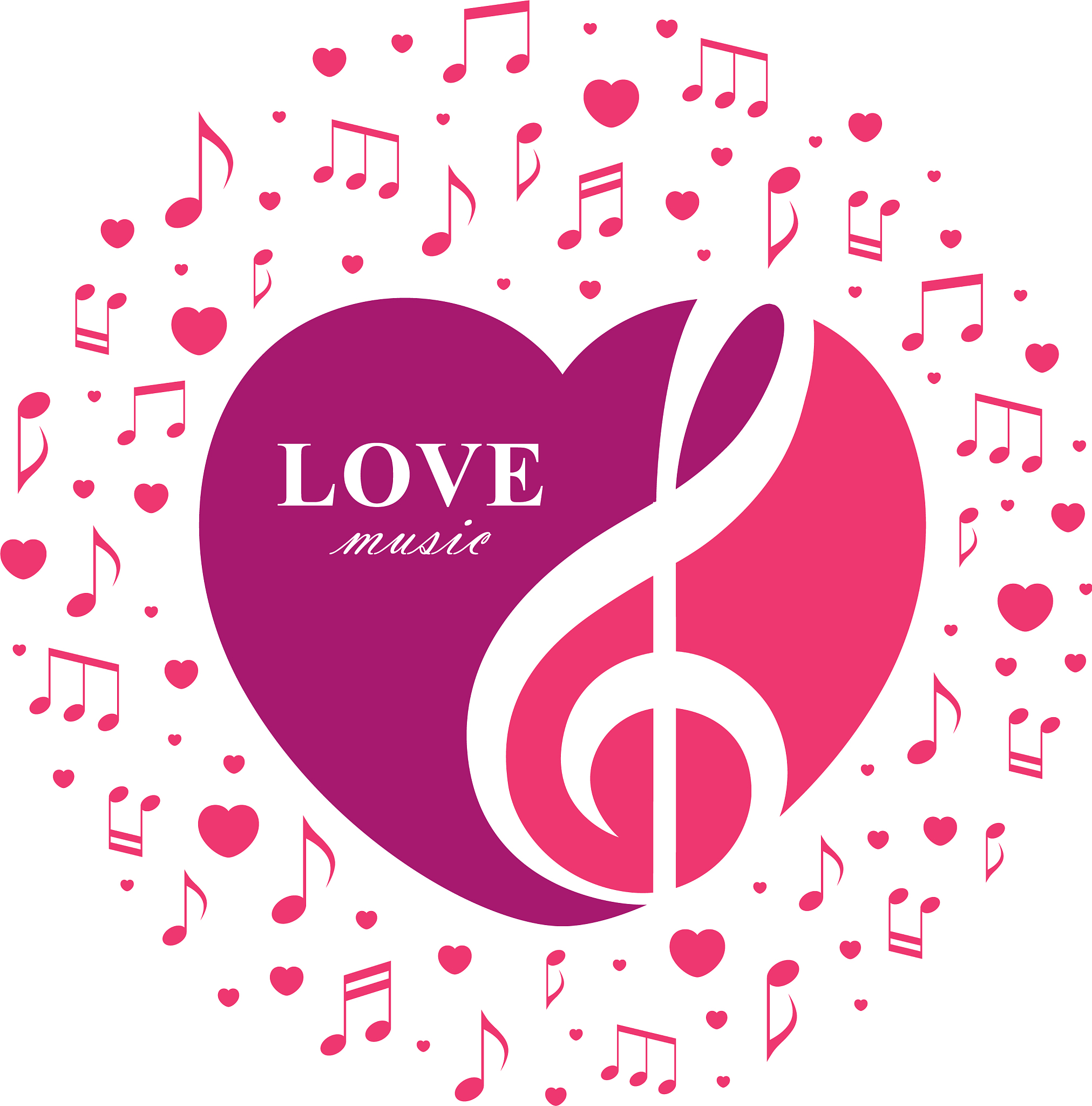 love music with treble and heart