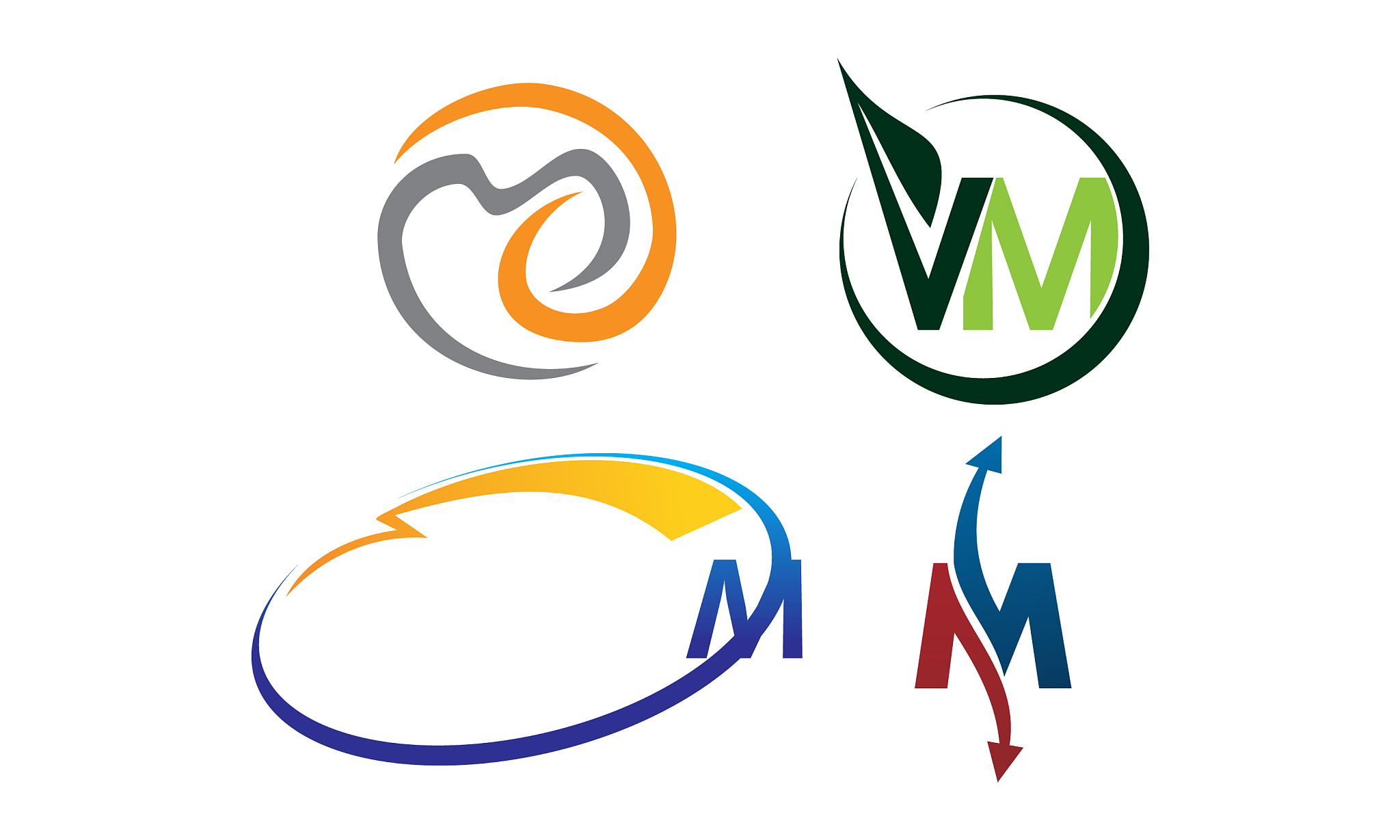 logotype modern template set