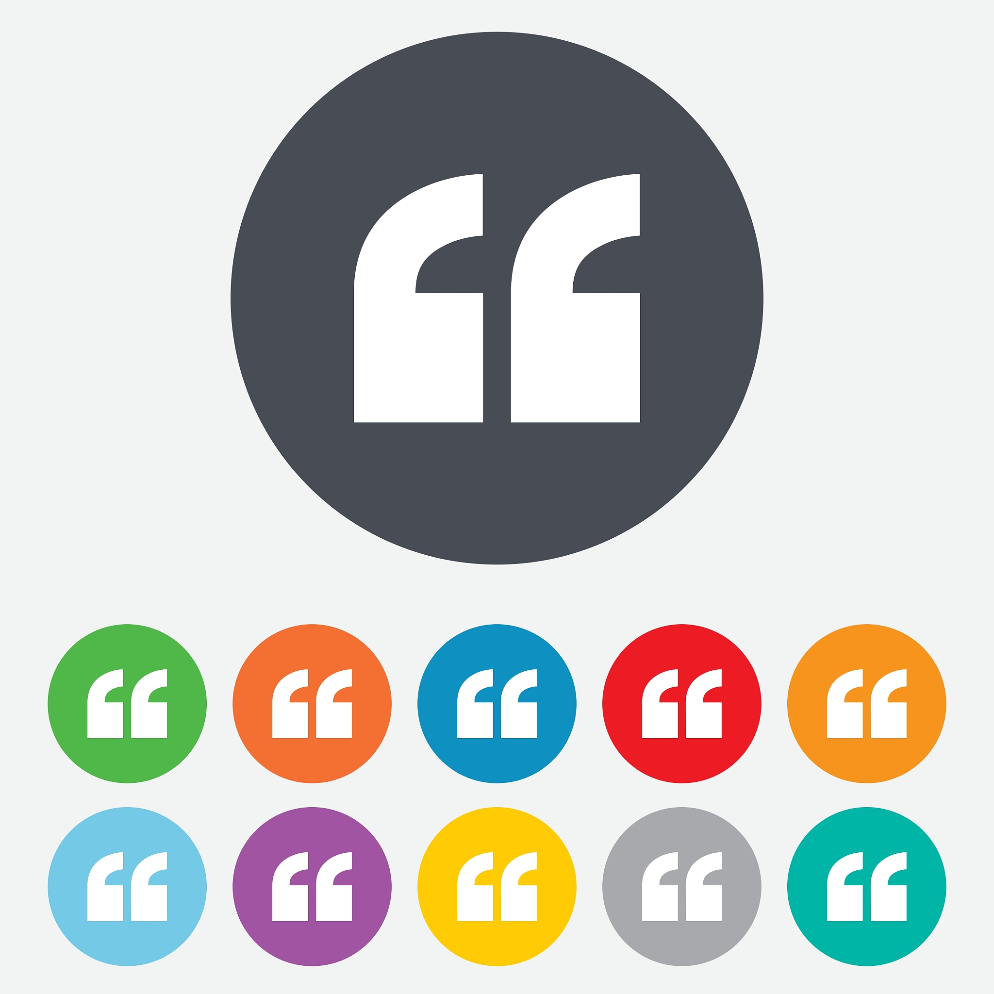 quote sign icon quotation mark symbol