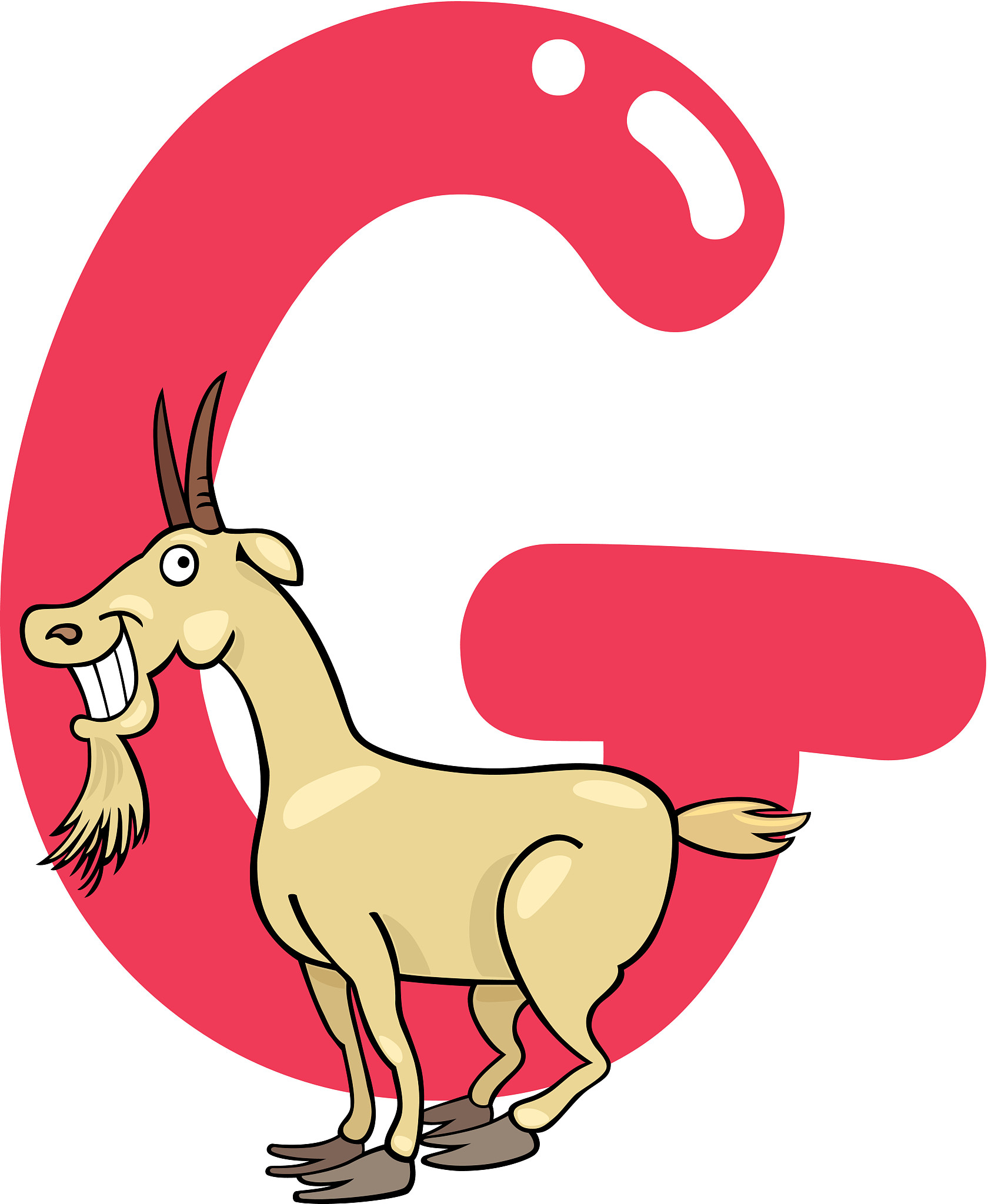 山羊,英文字母<strong>g</strong>,性格,知识,图像,矢量,波兰,动物,教育,教