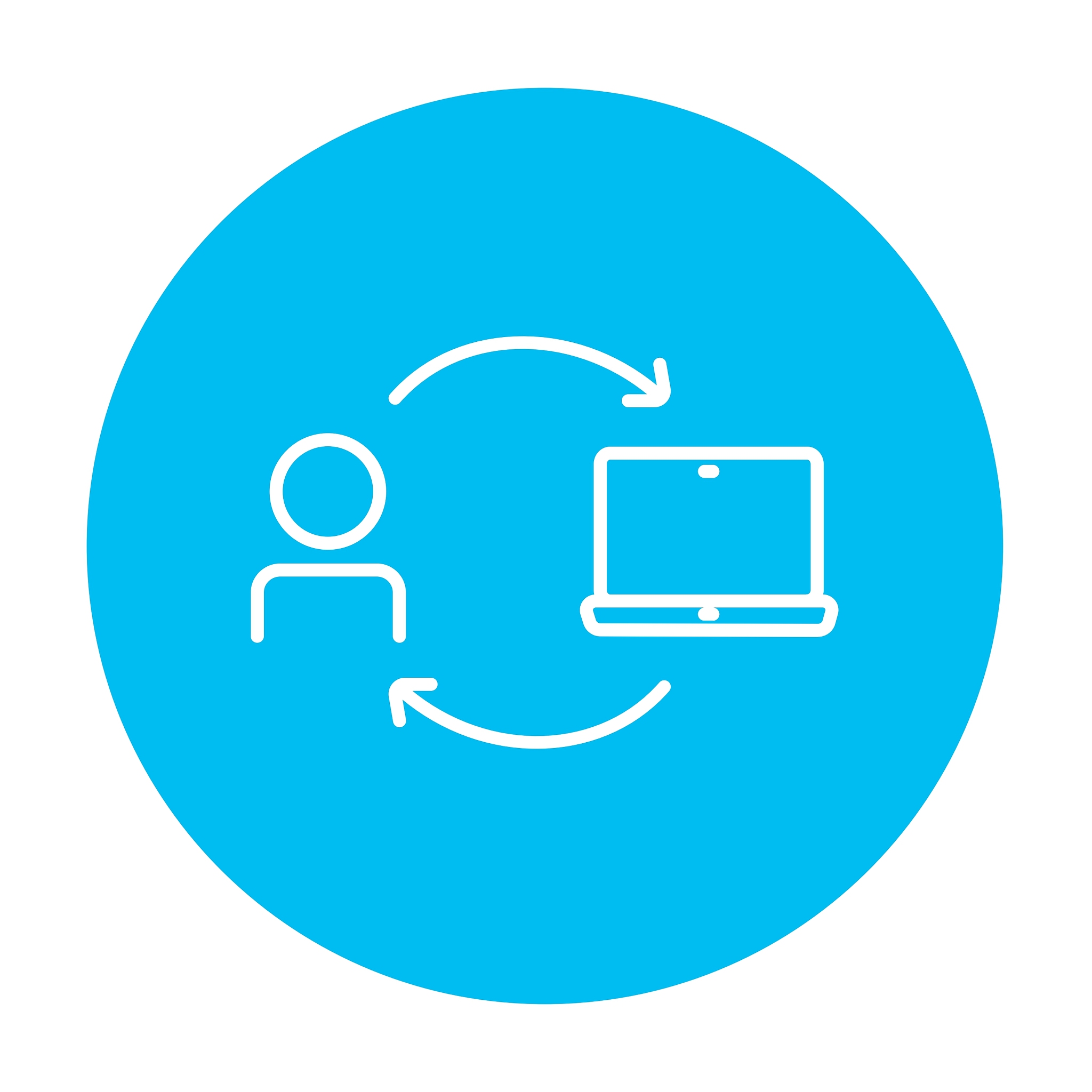 online education line icon