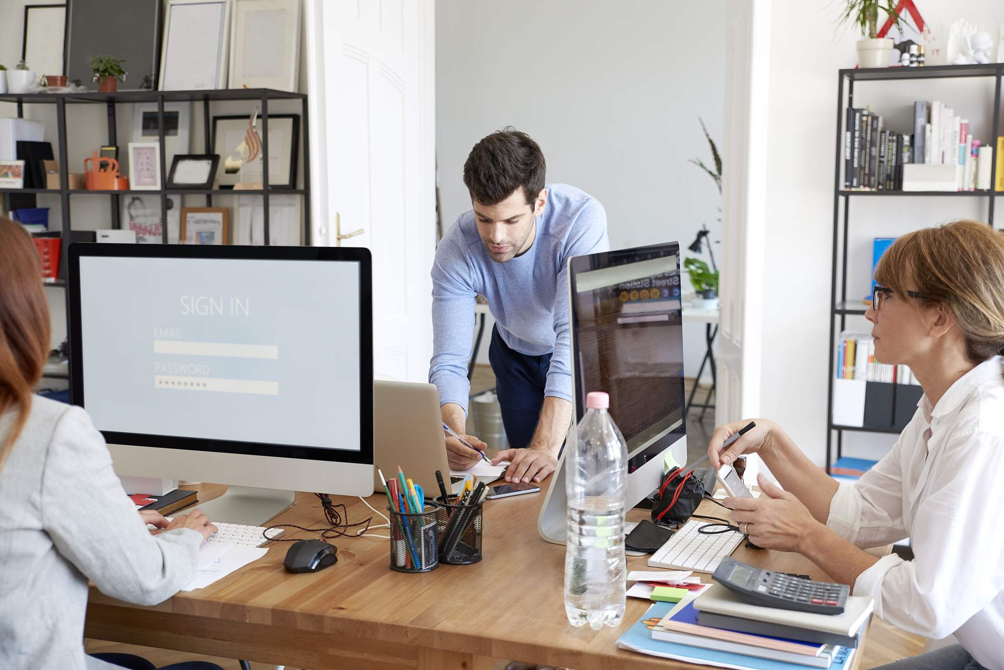 teamwork in the office