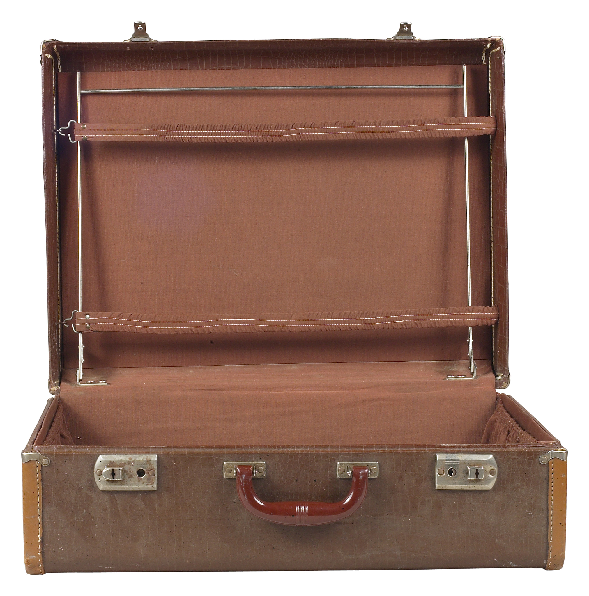 Vintage 8-Piece Leather Watch Box | Crazy Horse Leather | Deep Brown