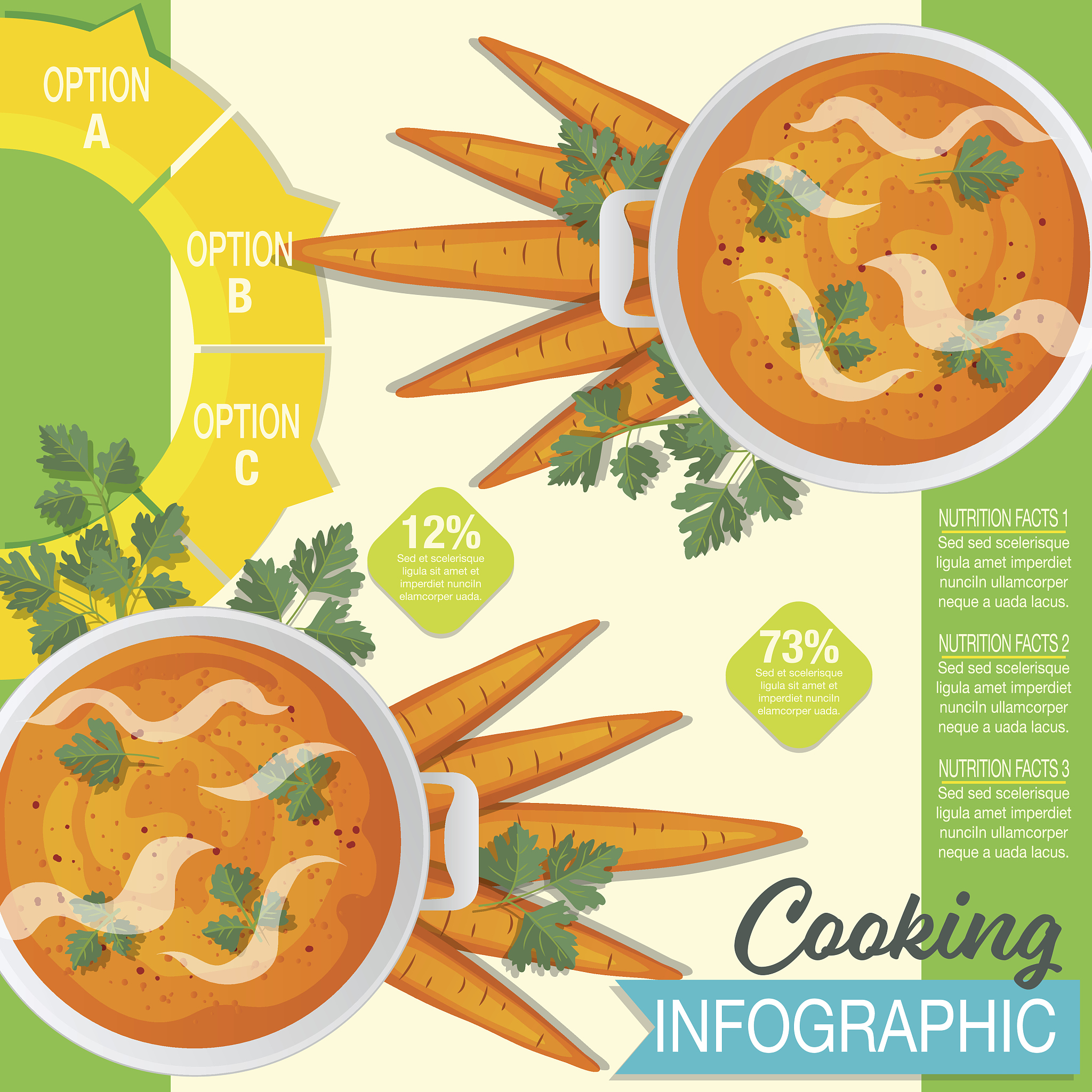 food infographic - vegetables