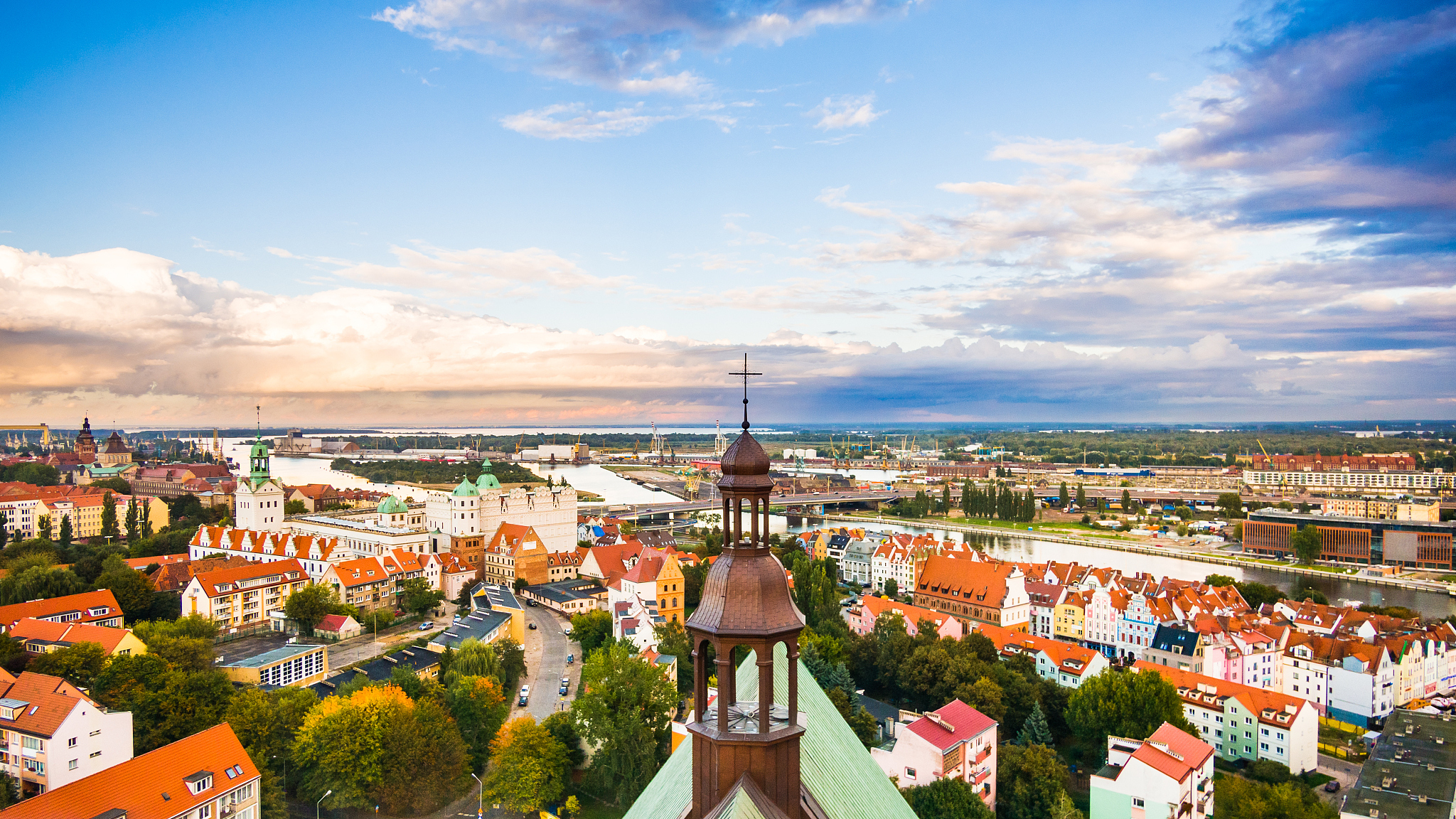 szczecin skyline