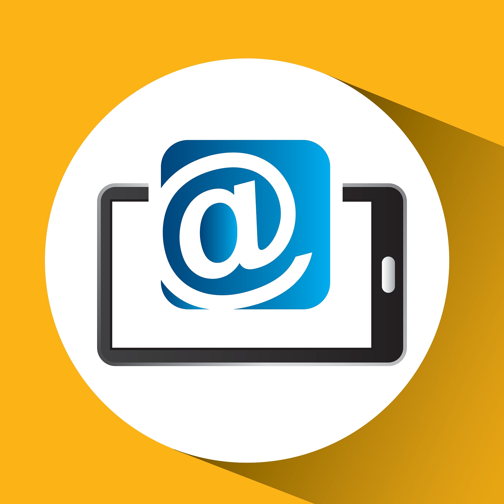mobile phone icon mail social media
