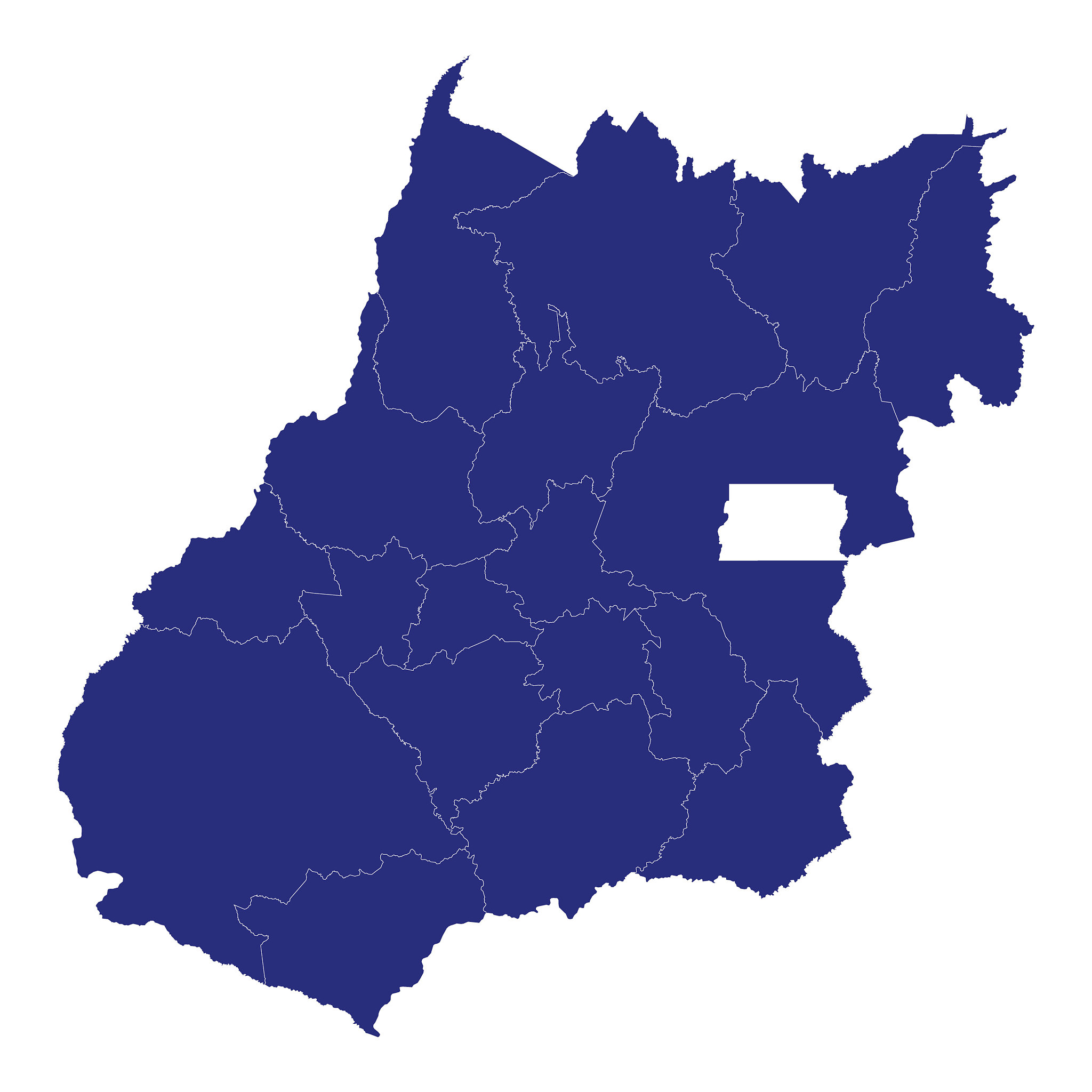 high quality map is a state of brazil