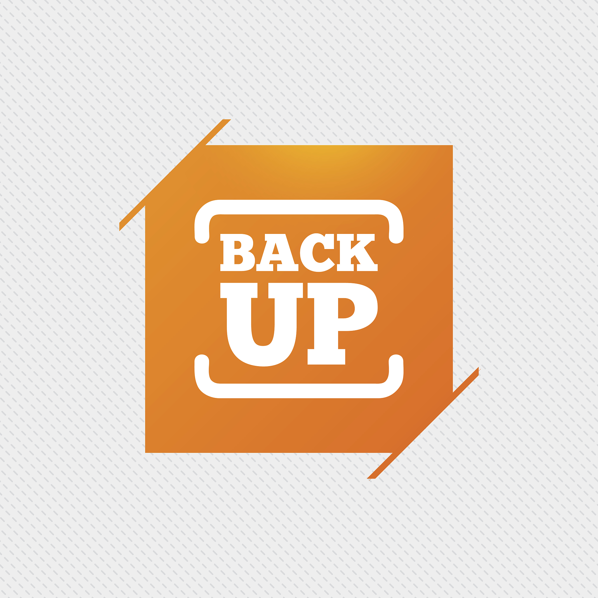 backup date sign icon. storage symbol.