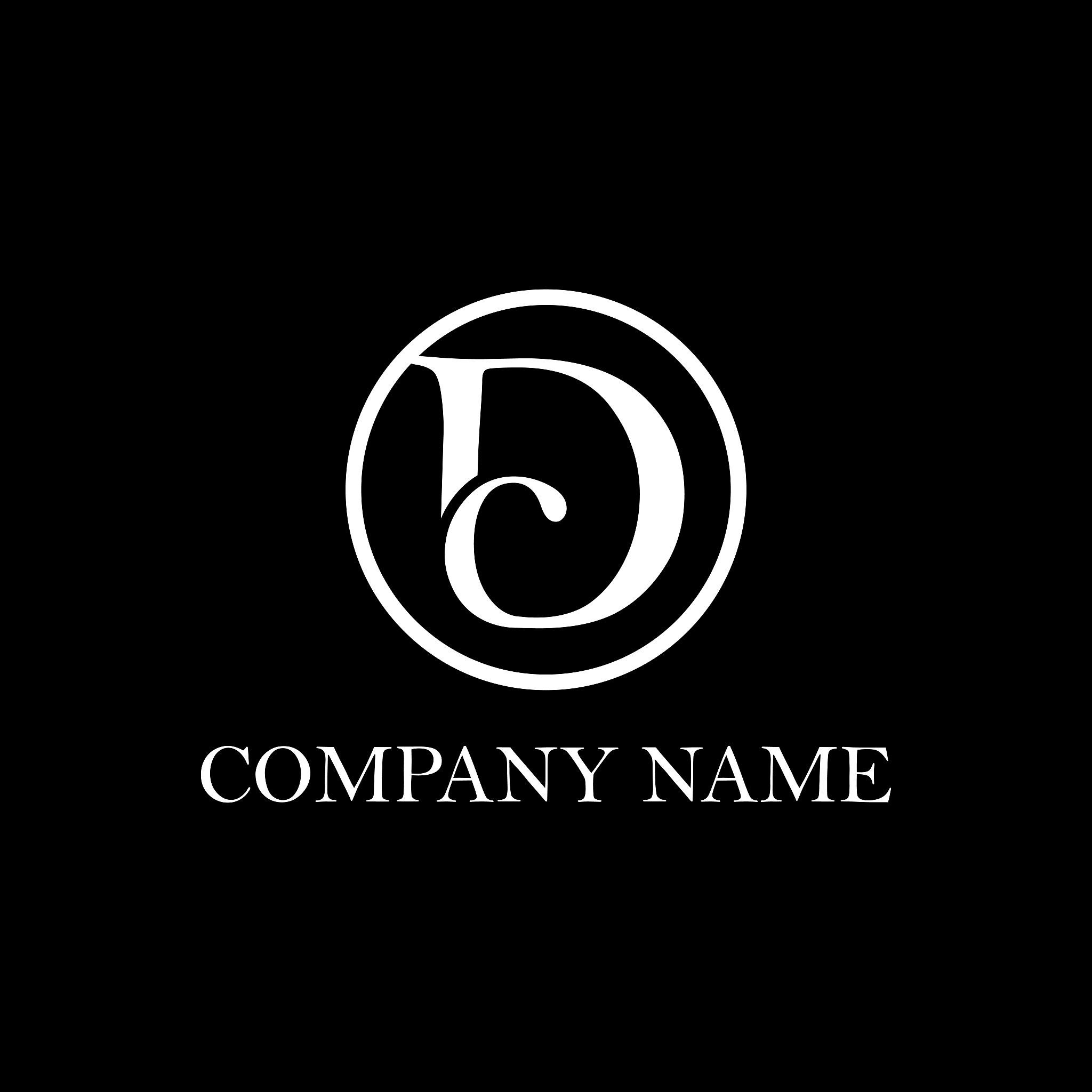 dc initial logo design inspiration, clean and clever vector