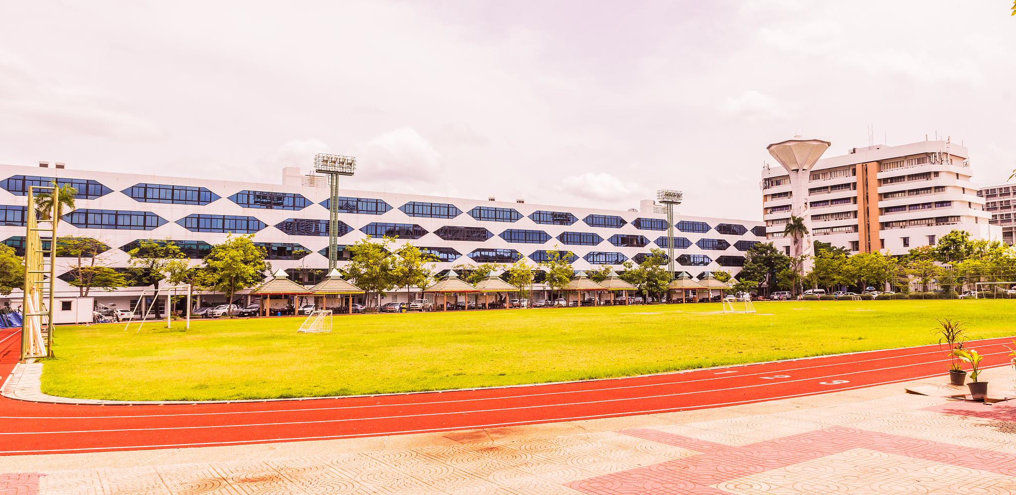 bangkok, thailand - july 8, 2017 : thammasat university, panoram