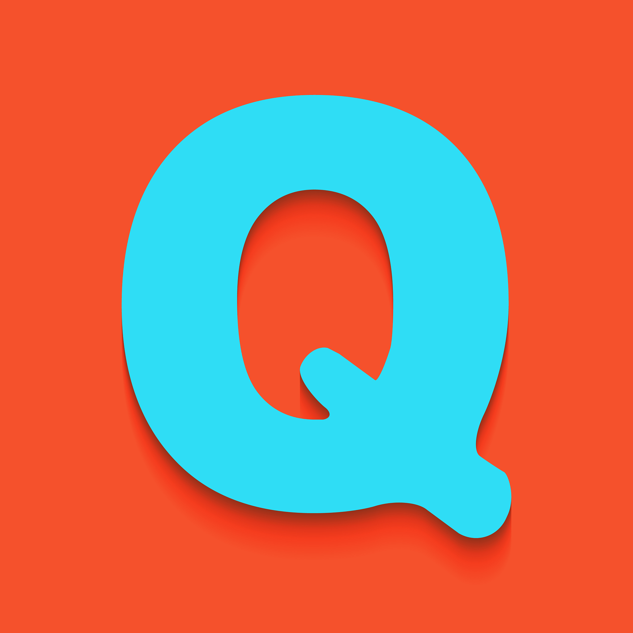 letter q sign design template element