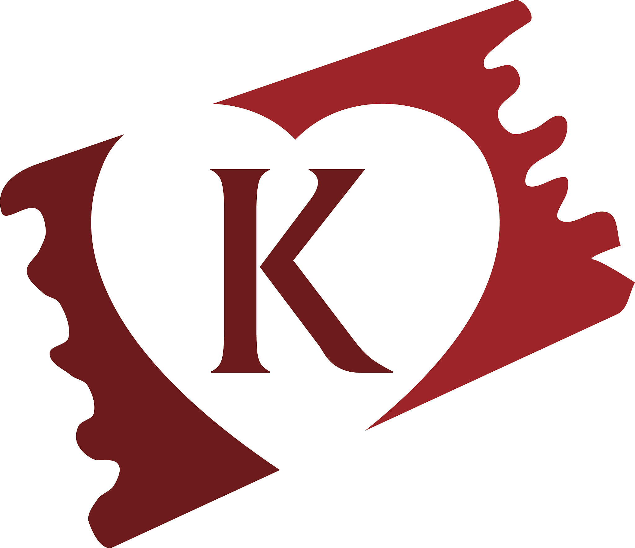 love initial k