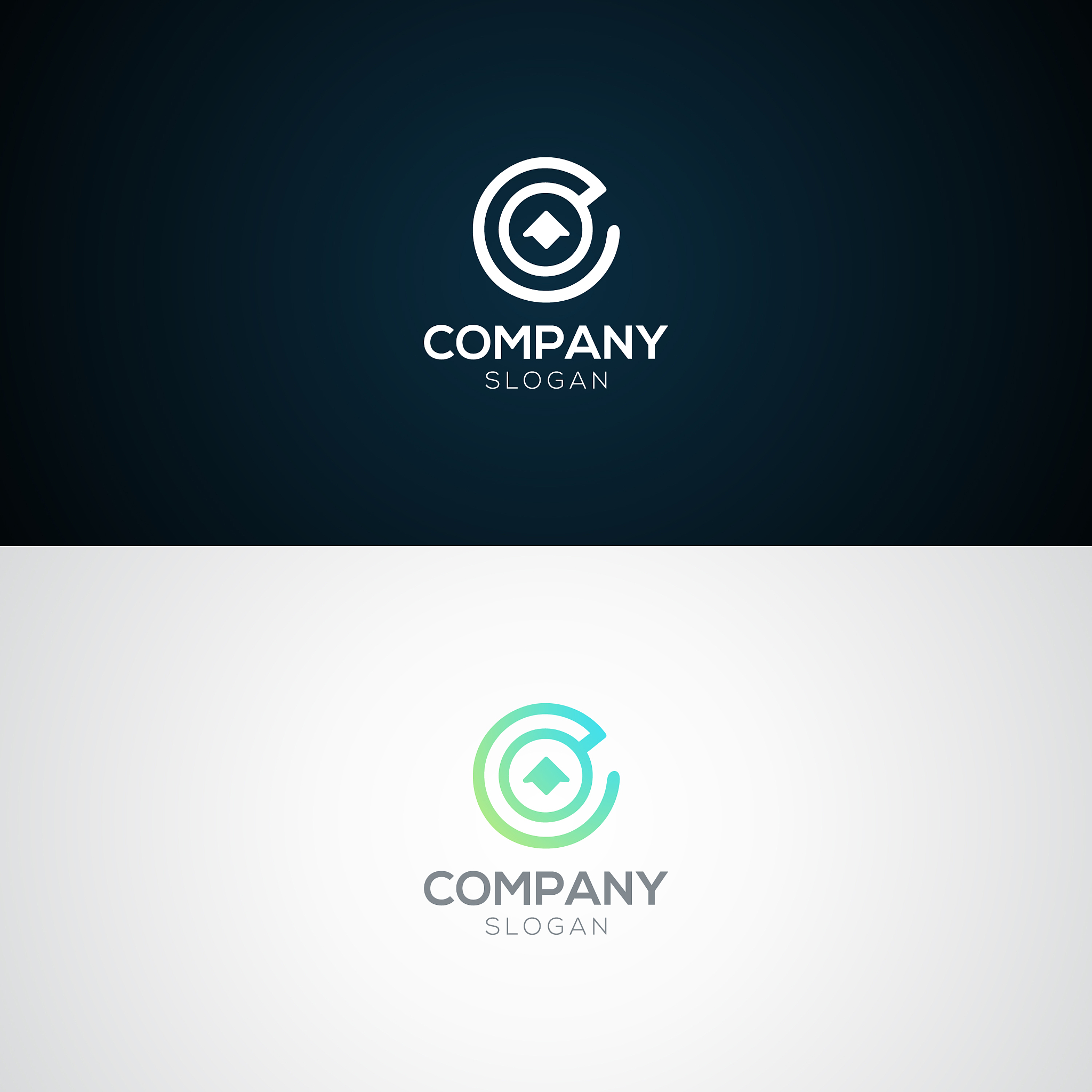 letter c template logo design