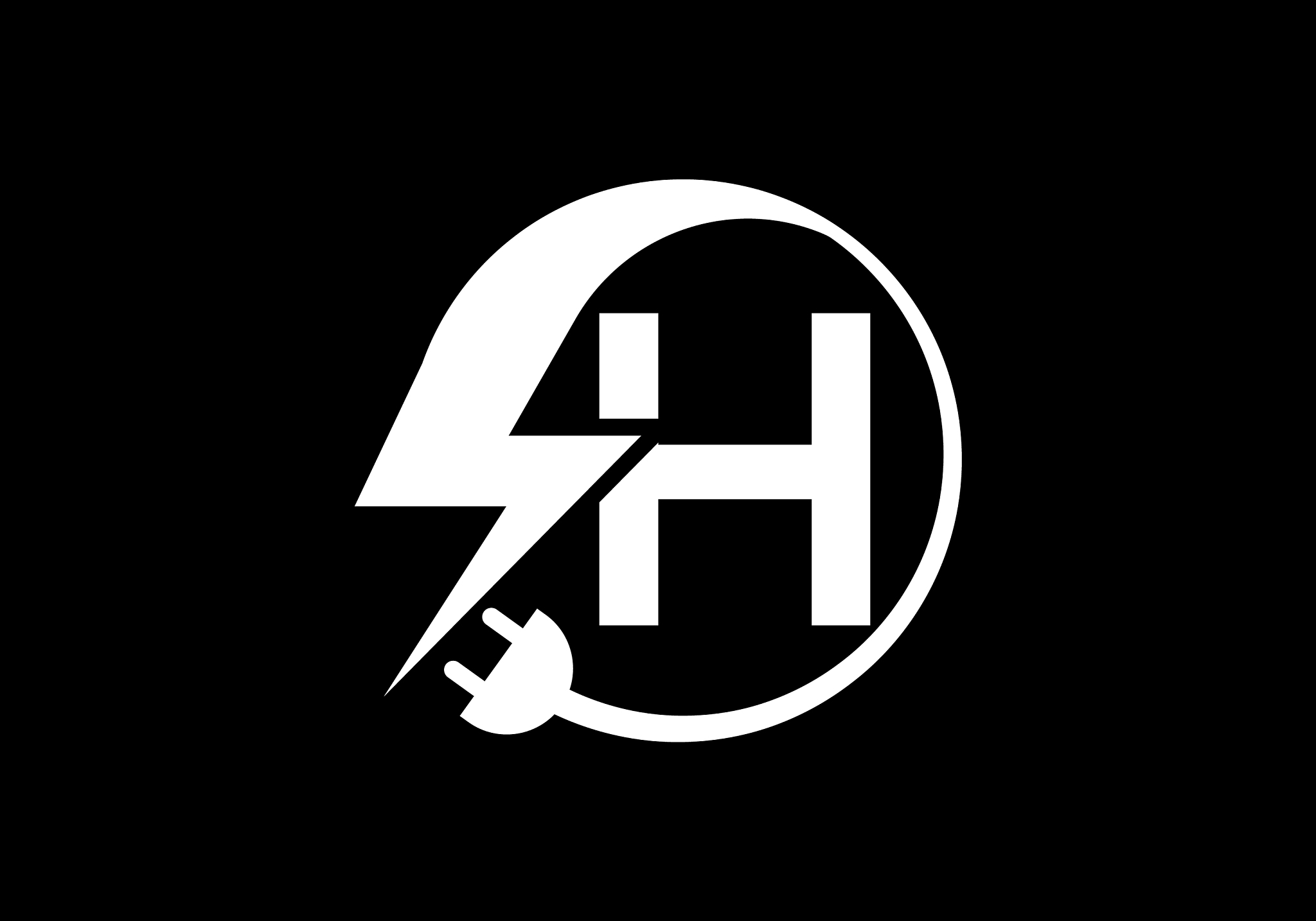 electric logo and icon design templatelightning