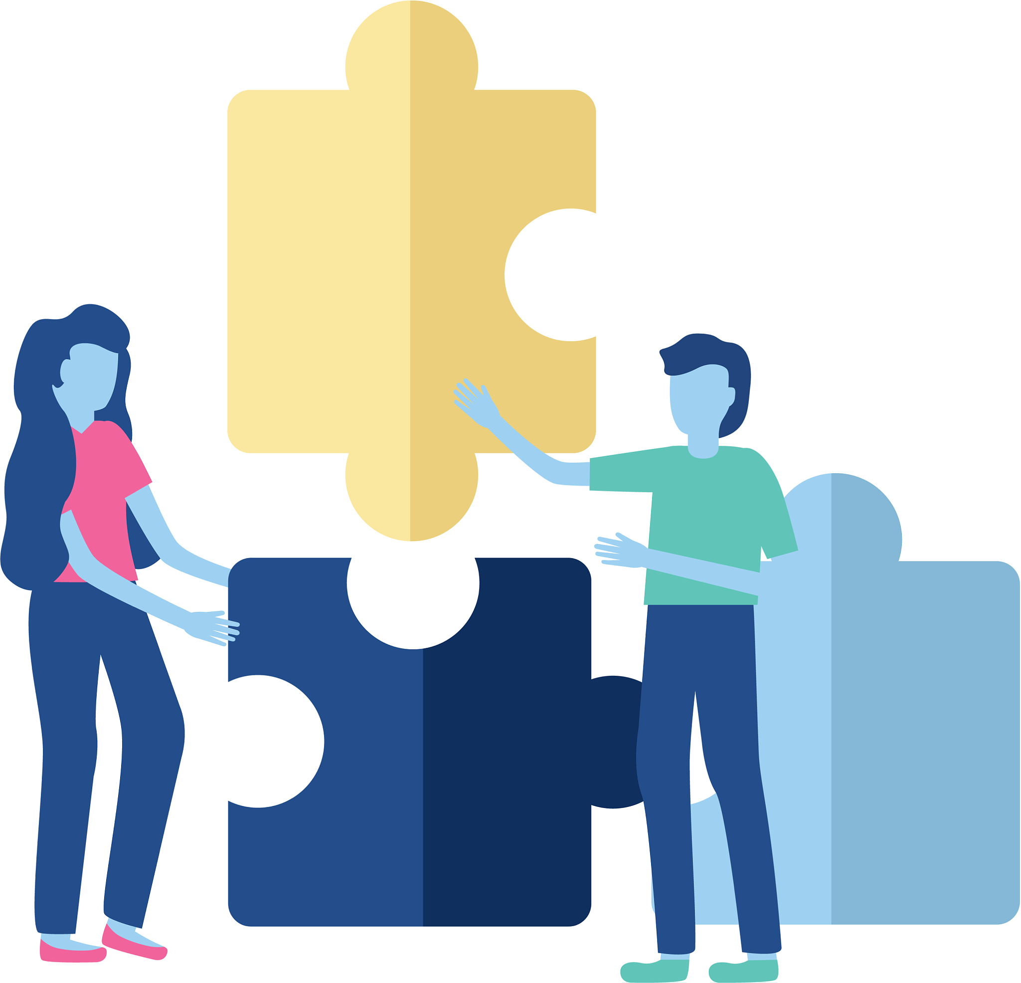 business people puzzles