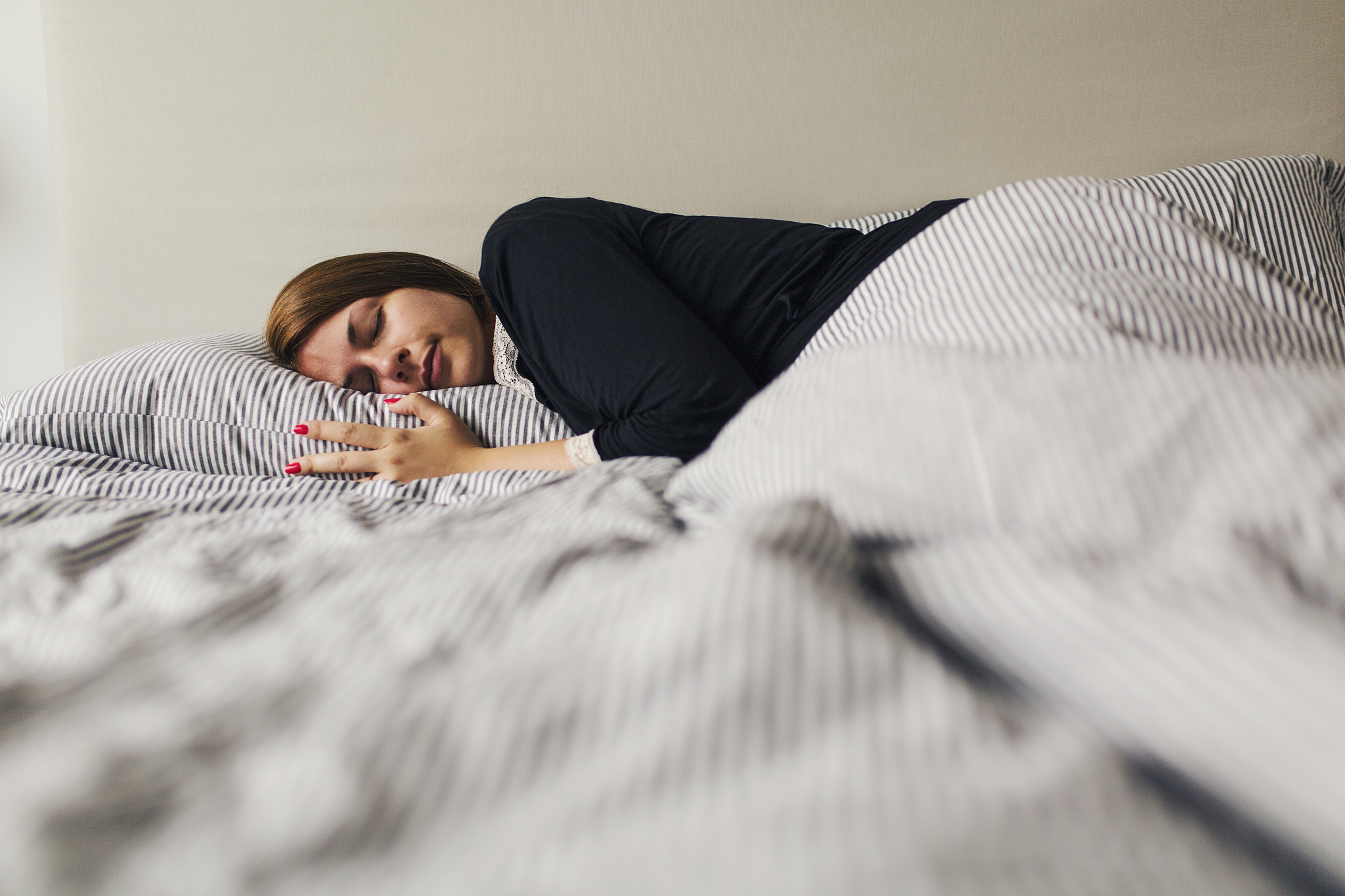 sleeping woman