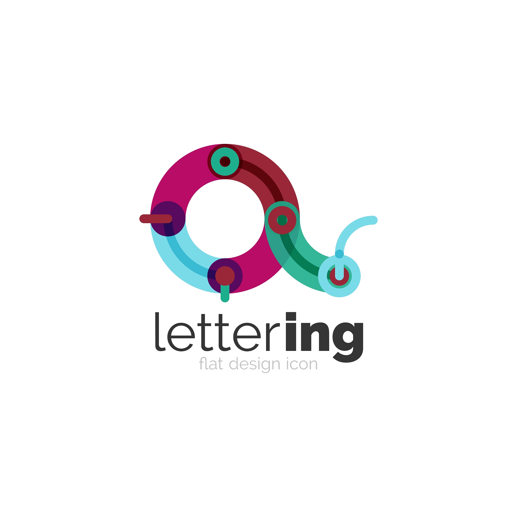 letter logo business icon