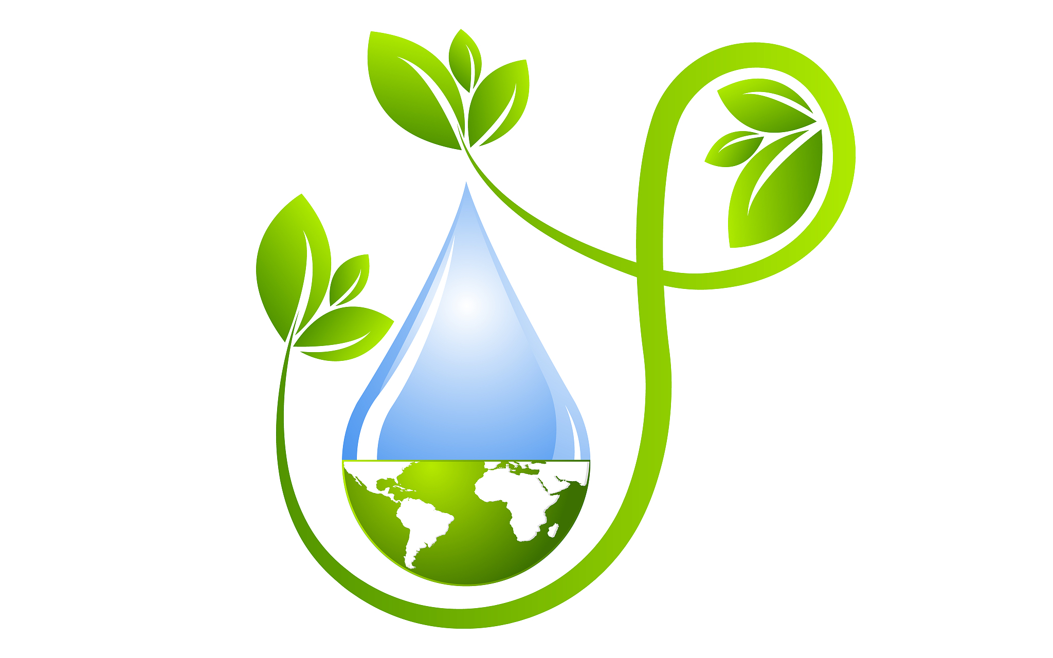 world water day save nature concept stock vector