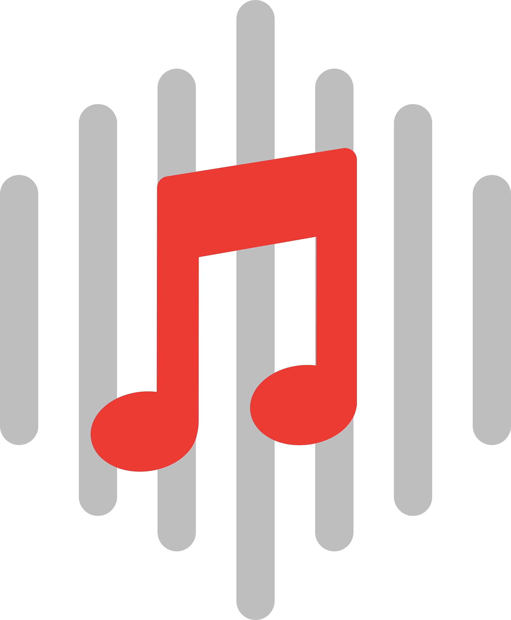 music note isolated icon