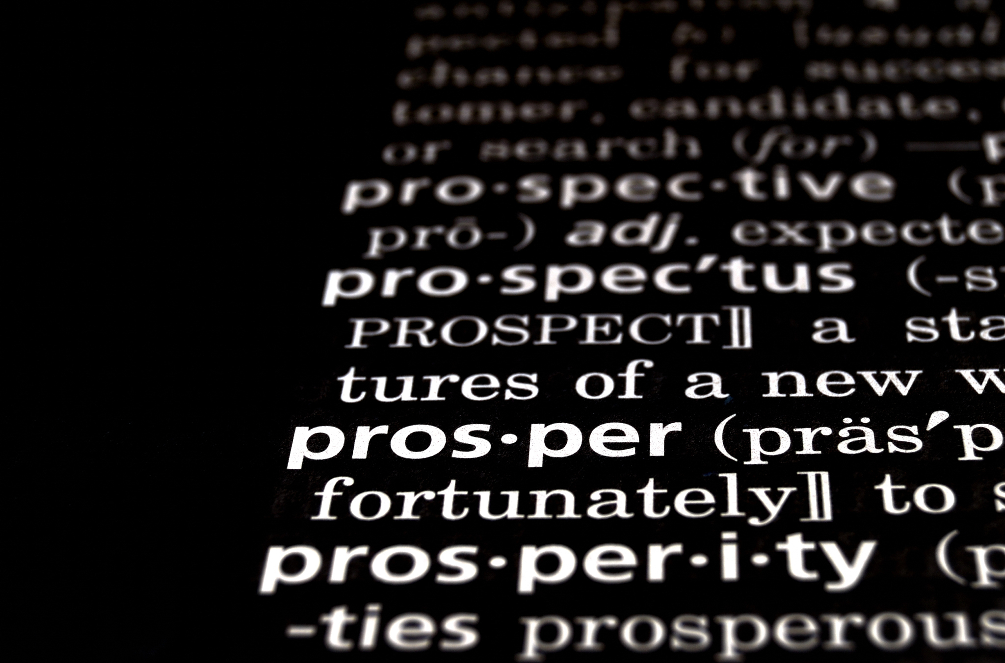 prosper defined on black