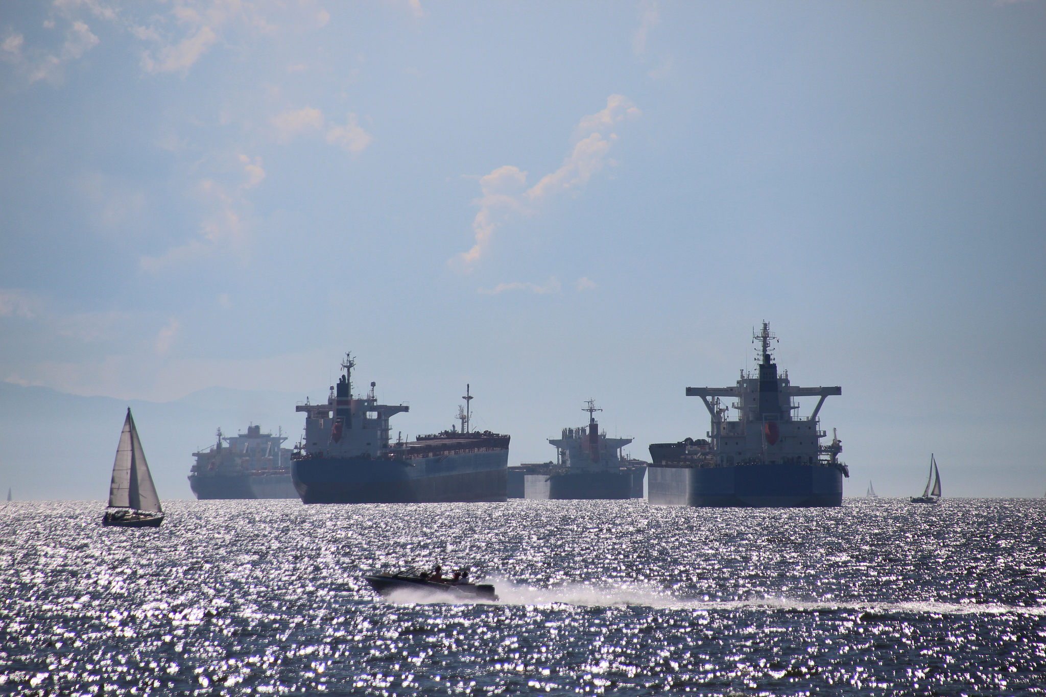 trading ships