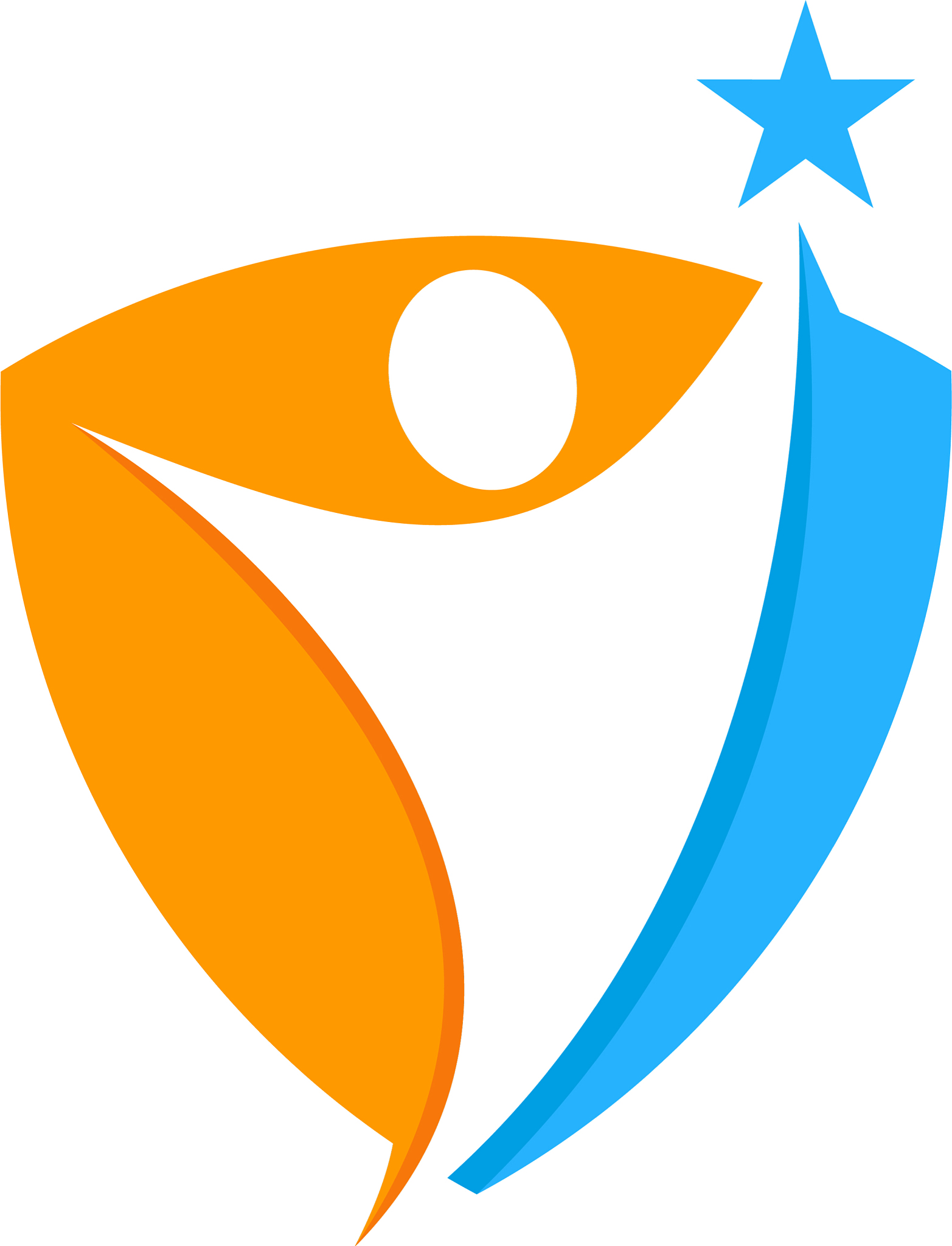 people shield logo icon design