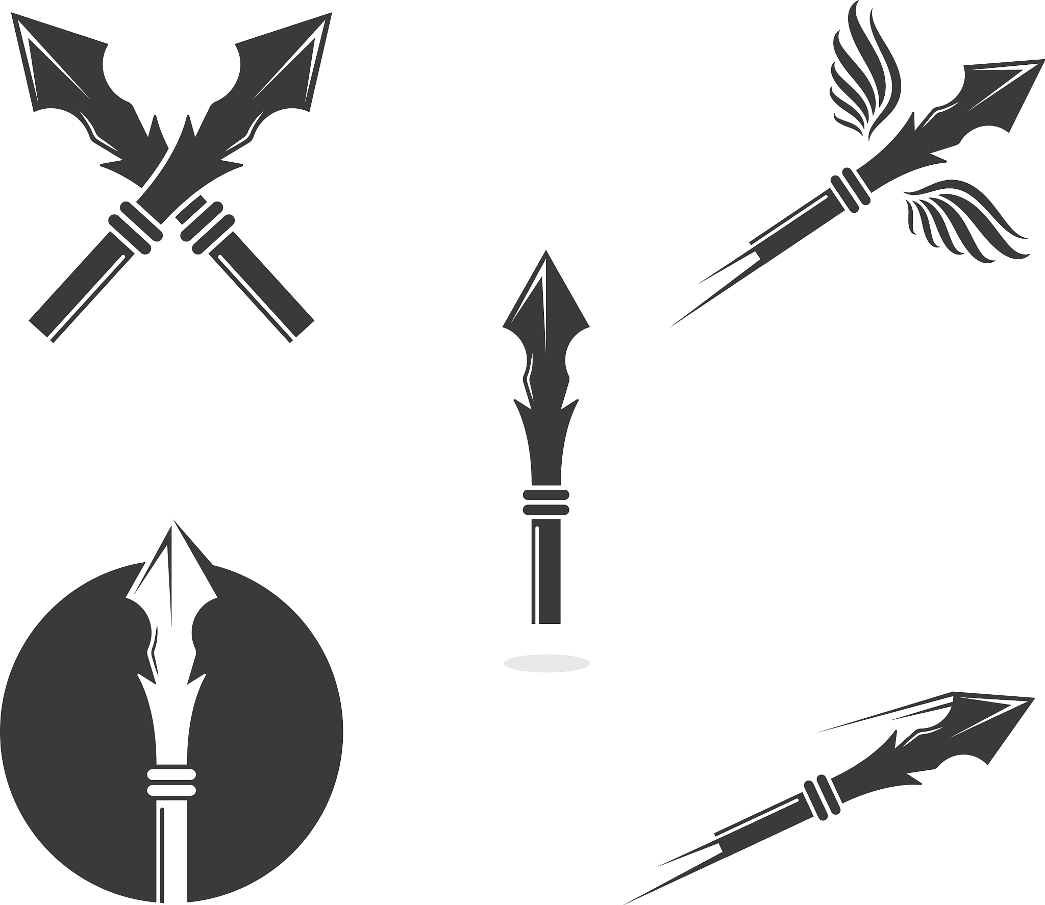 spear icon design