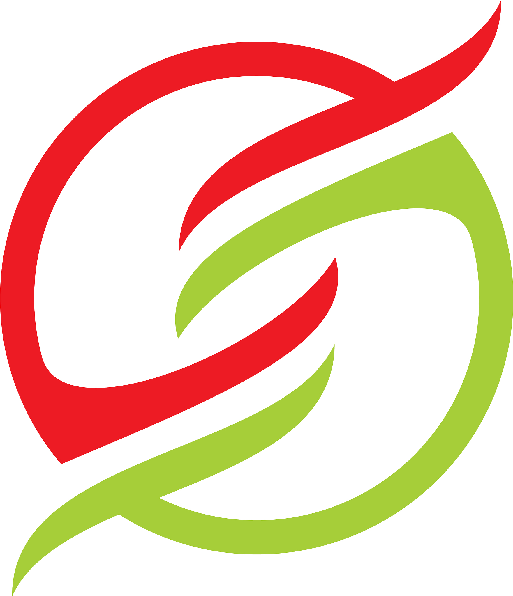 abstract round circle color technology logo