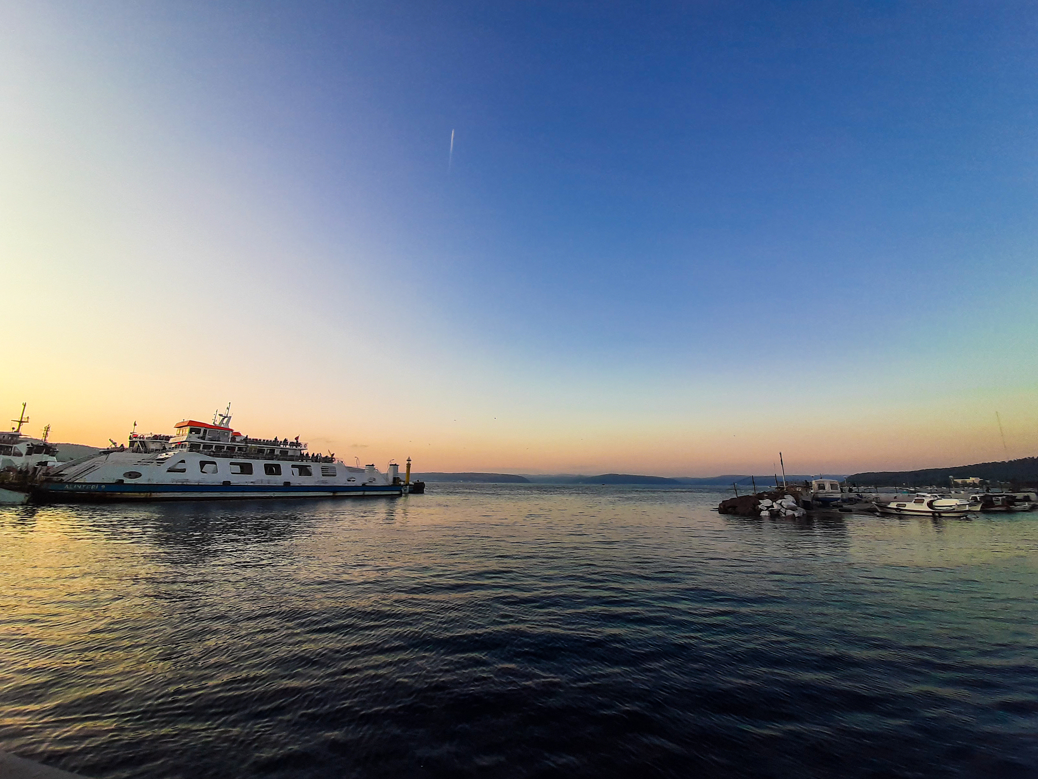 sky and sea view in canakkale