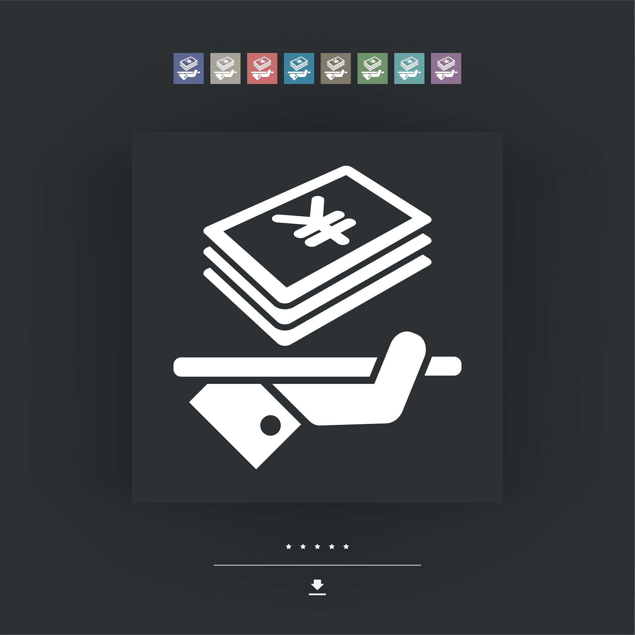business icon - yen
