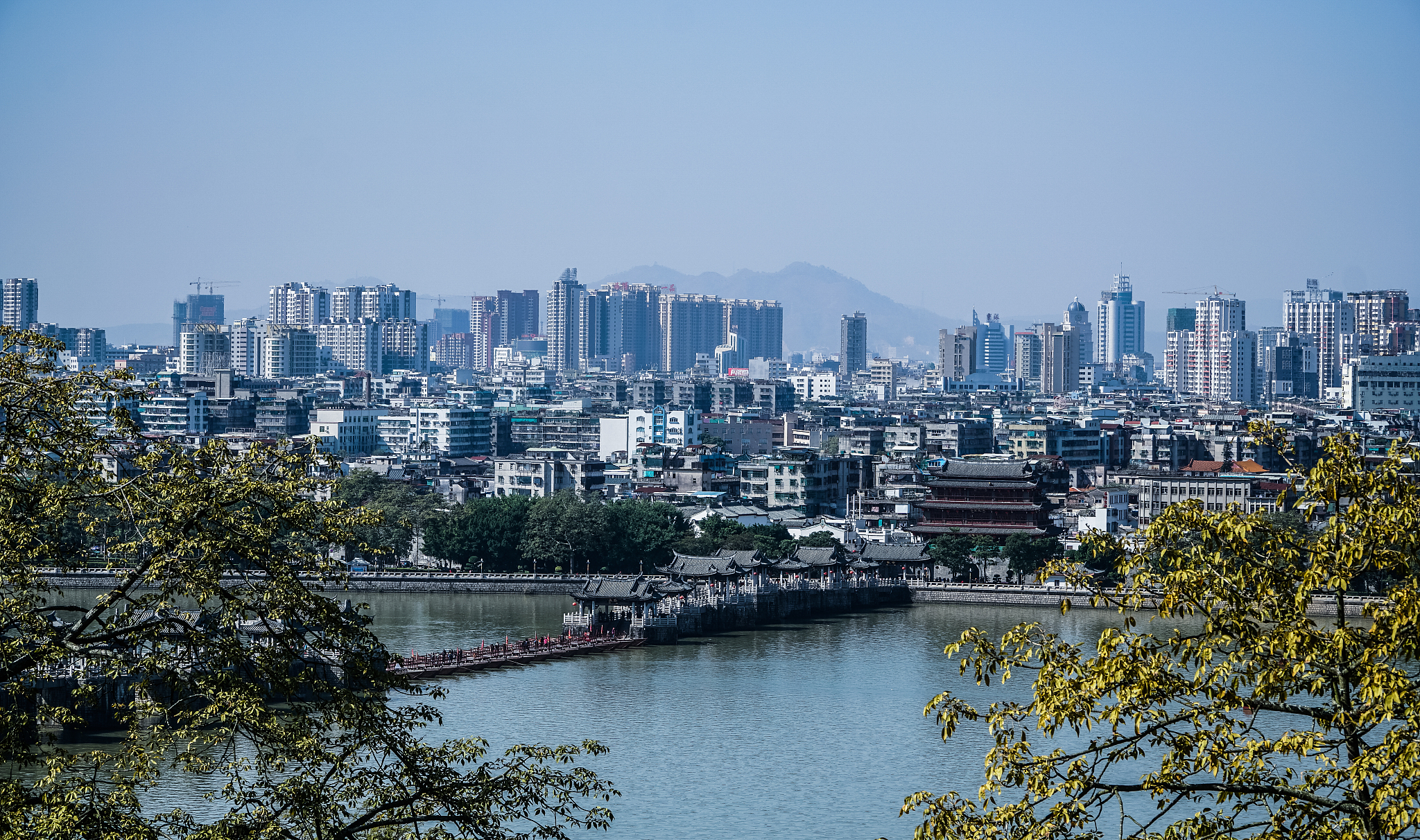广东省汕头市城市景观,