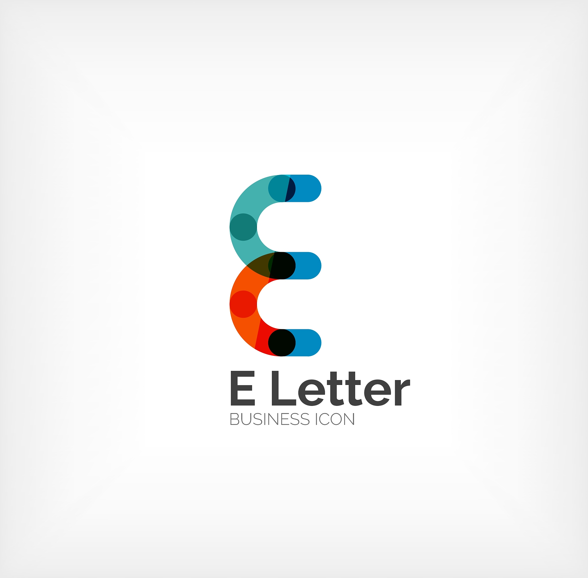 e letter logo minimal line design
