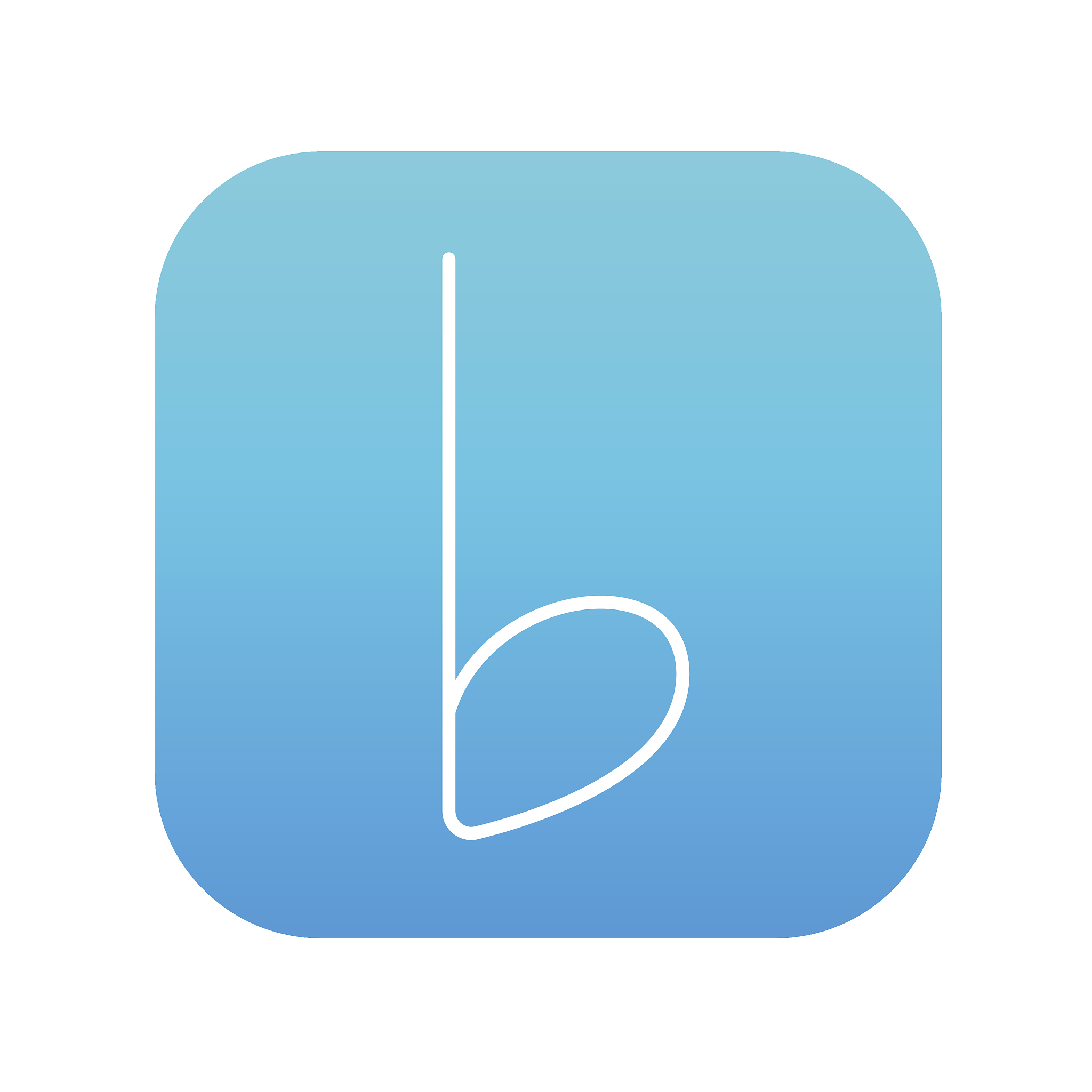 musical note line icon