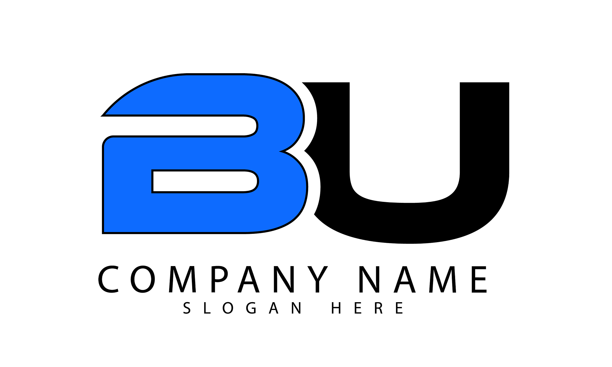 bu logo letter