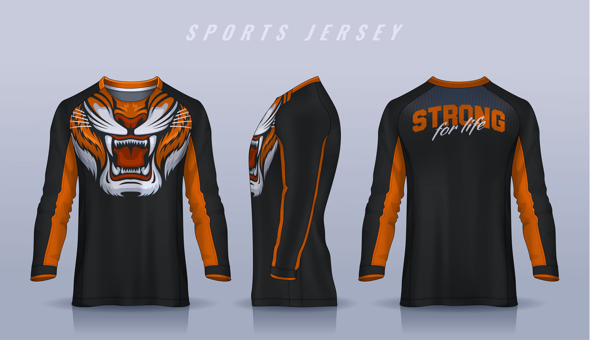 用美式英语写3条关于Men Fashion Casual 3D Digital Printing Sports Pullover Long Sleeve Round Neck Blouse的好评以及其好评标题。结果格式为输出格式为：标题+：+好评内容。