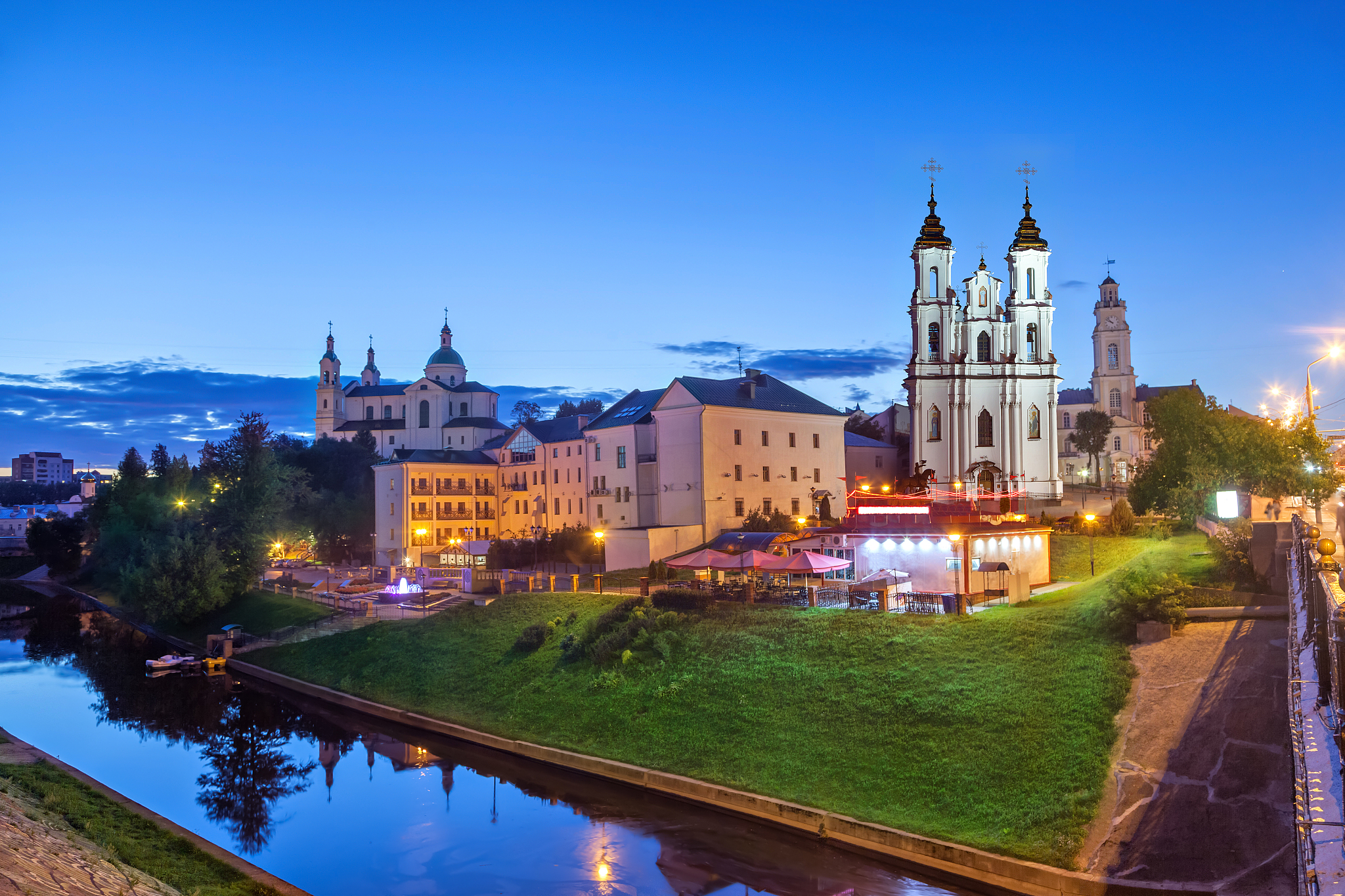 vitebsk in the evening, belarus