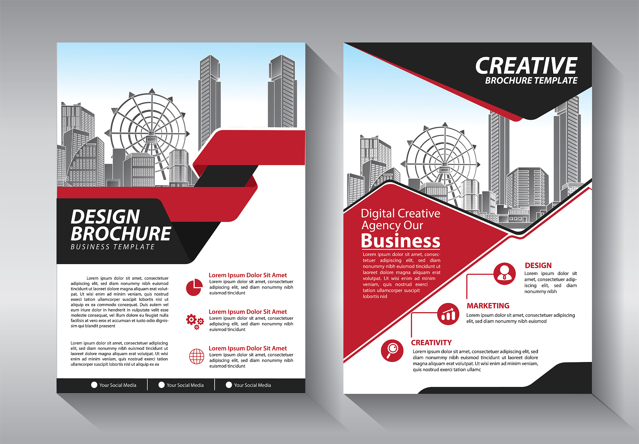 brochure design, cover modern layout, annual report, poster, fly