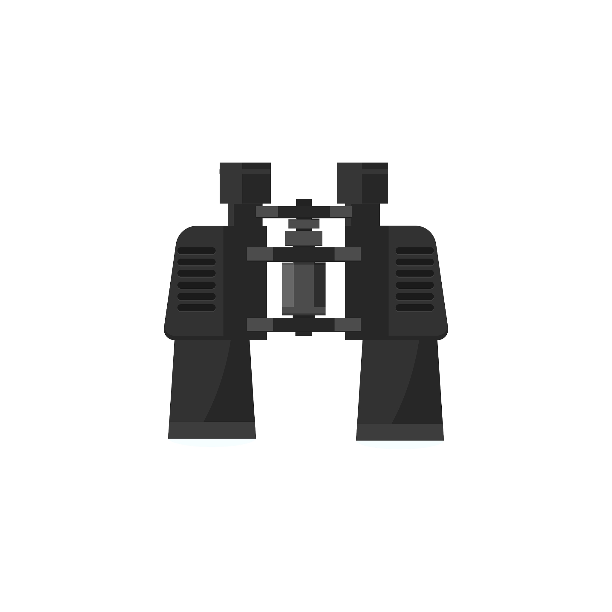 binoculars in a flat styletravel and hiking