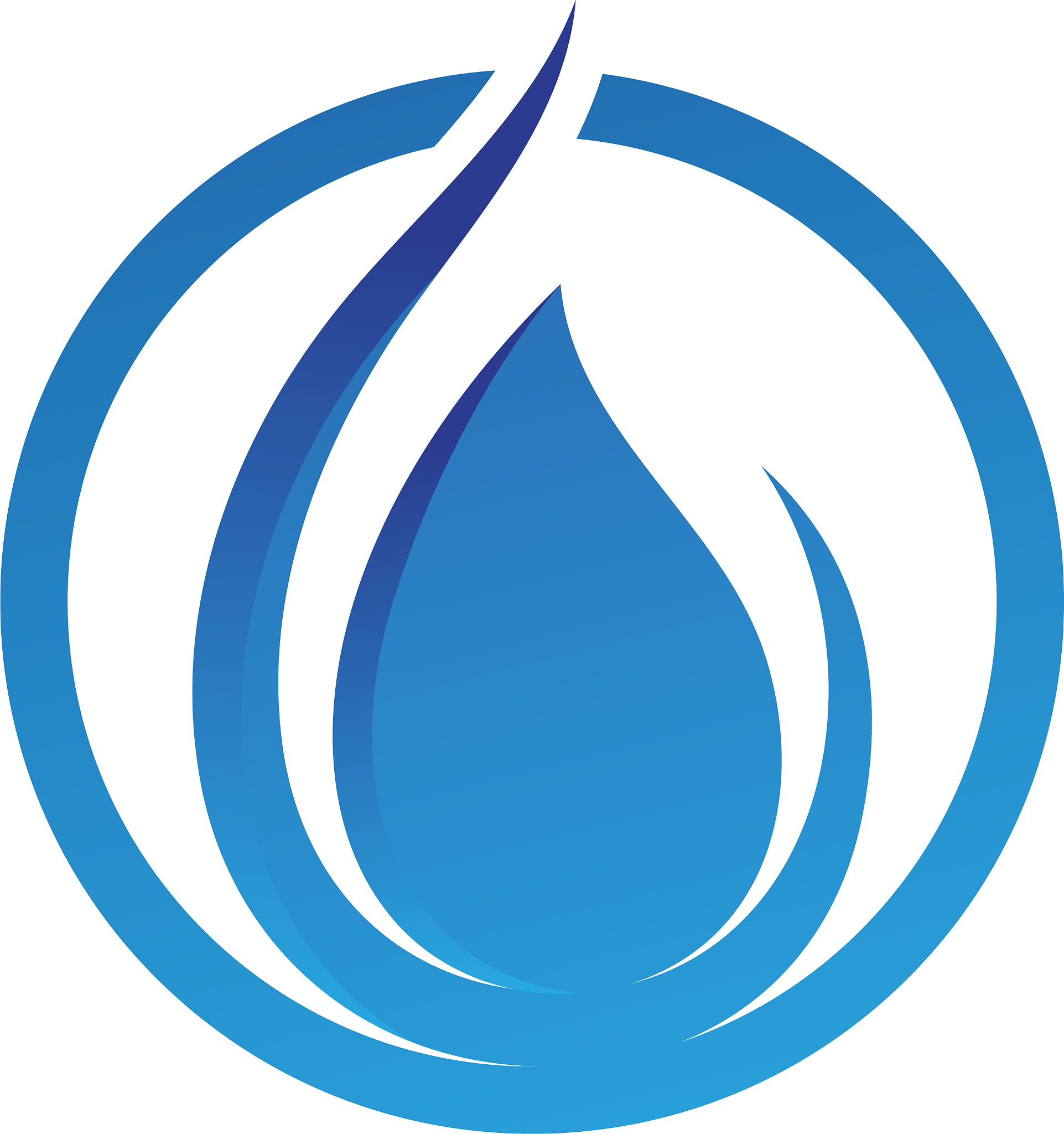 water drop logo template design