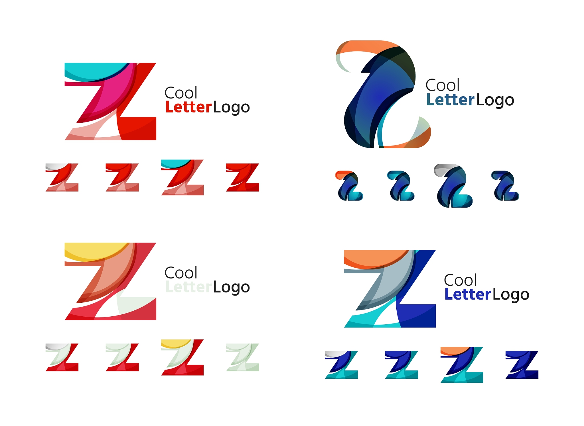 letter business emblem collection