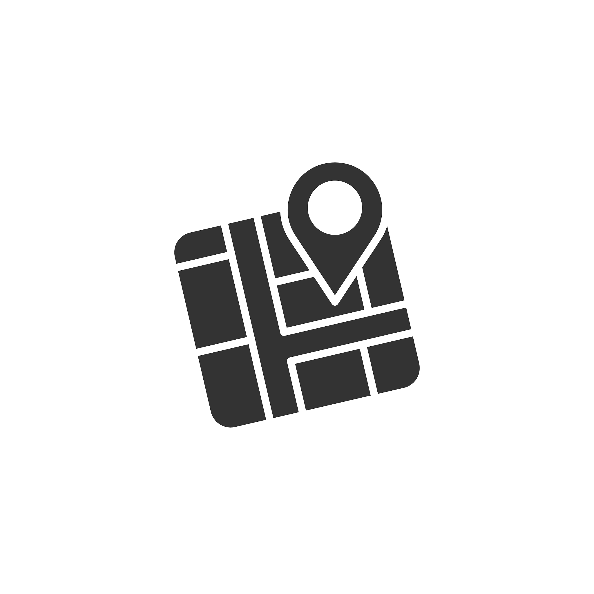 map pin icon in flat style gps navigation on