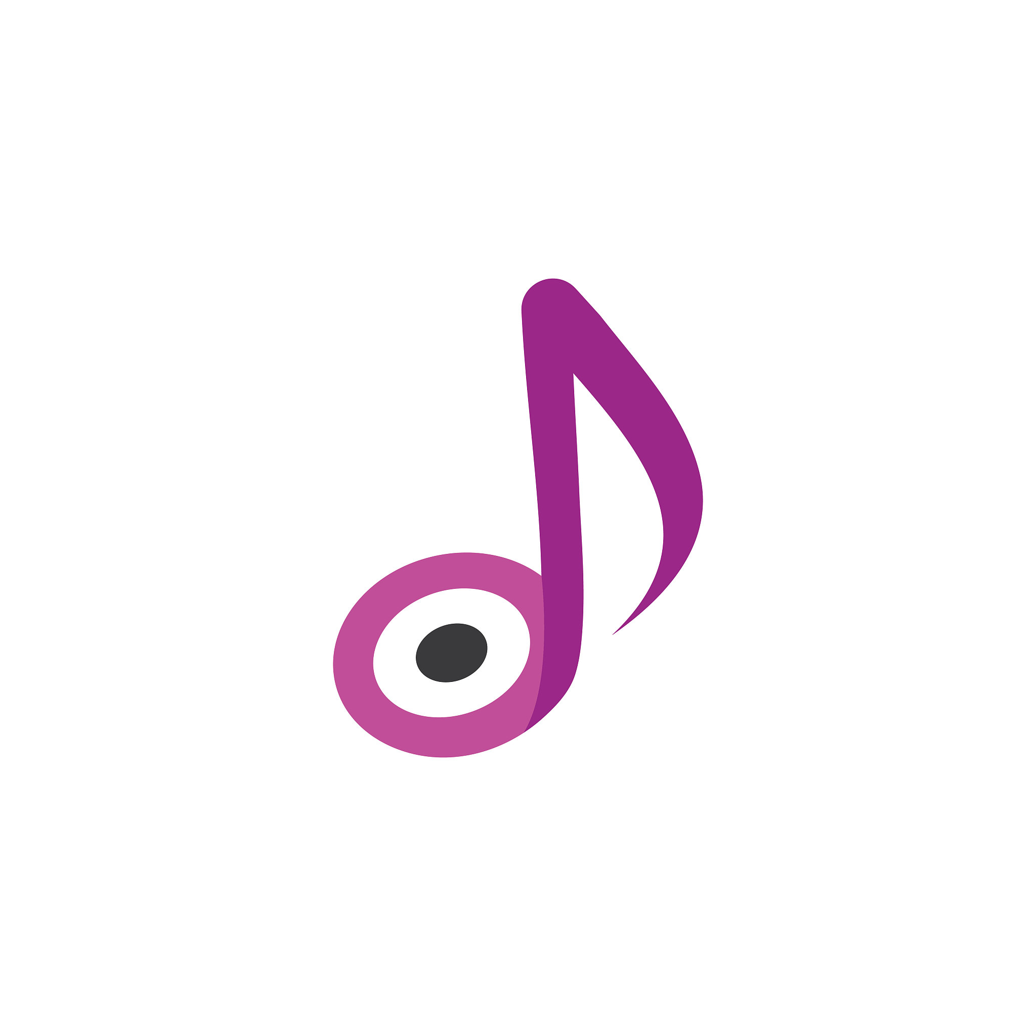 music symbol and logo vector image
