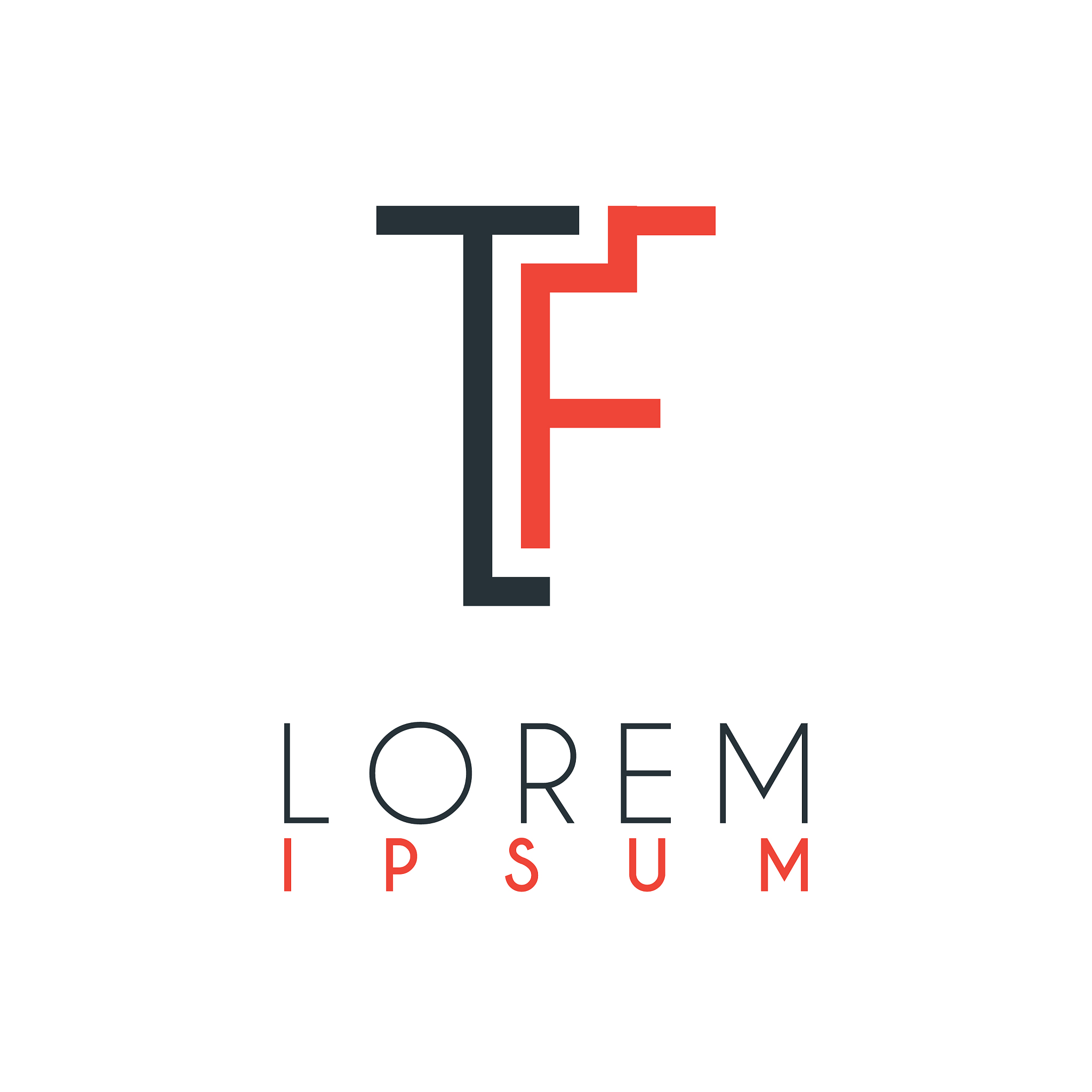 the logo between letter t and letter f or tf