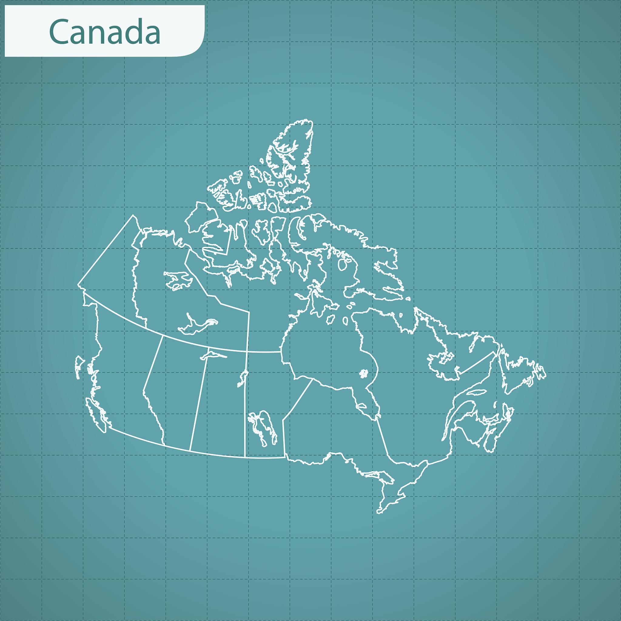 canada map