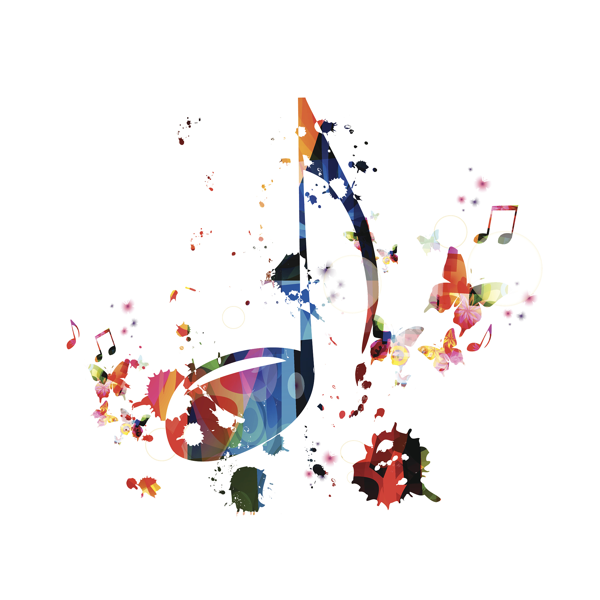 colorful music background