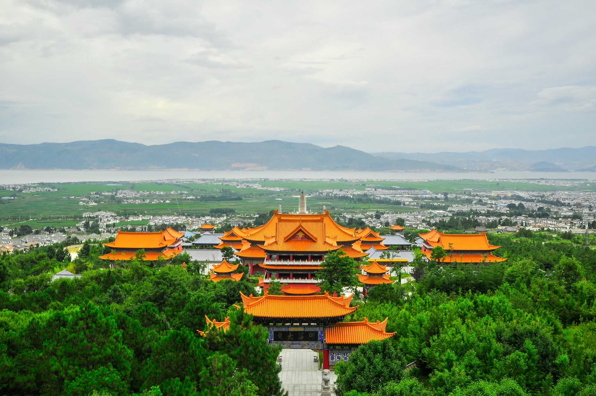 rebuild song dynasty town in dali, yunnan province, china.