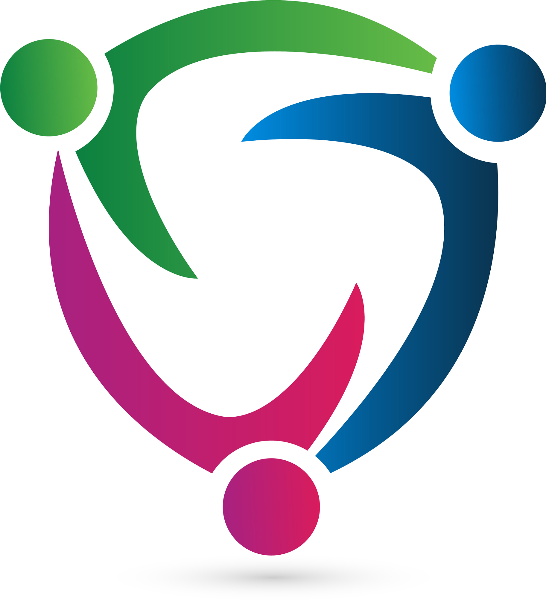 team people synergy logo symbol